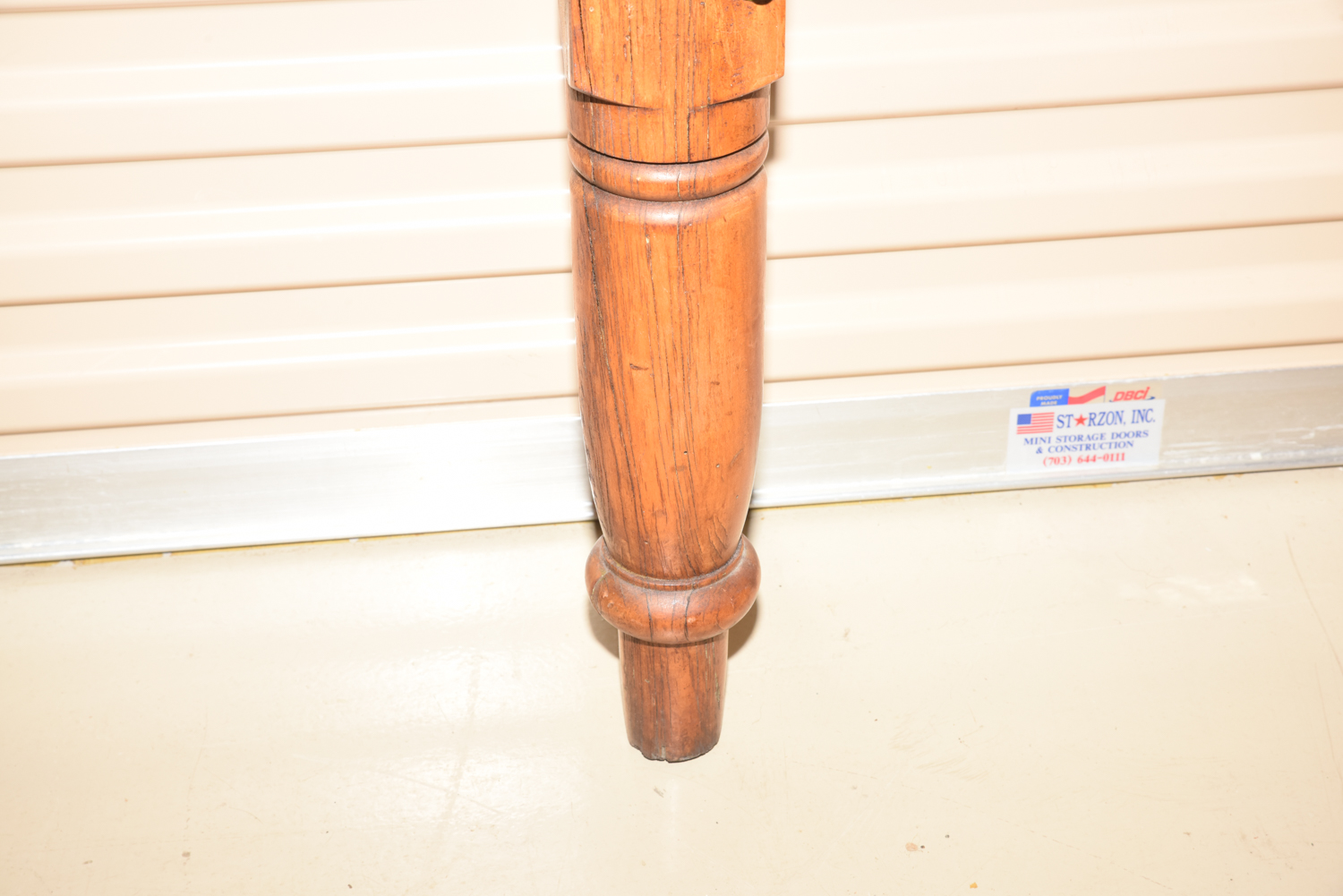 Antique 3/4 Size Poplar Converted Rope Bed