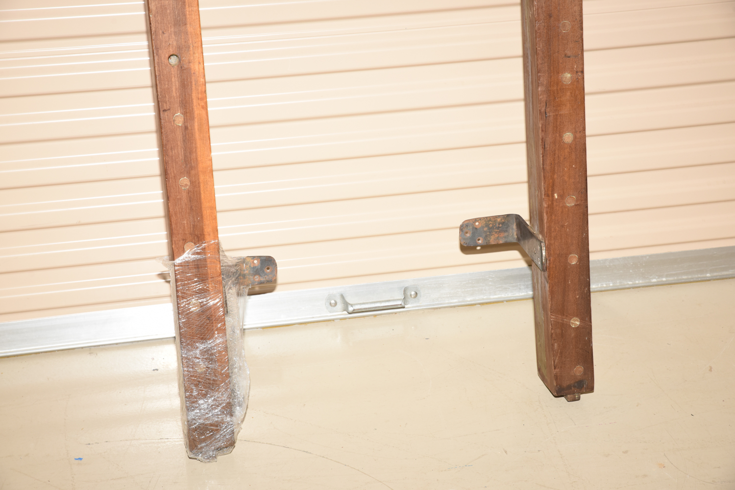 Antique 3/4 Size Poplar Converted Rope Bed