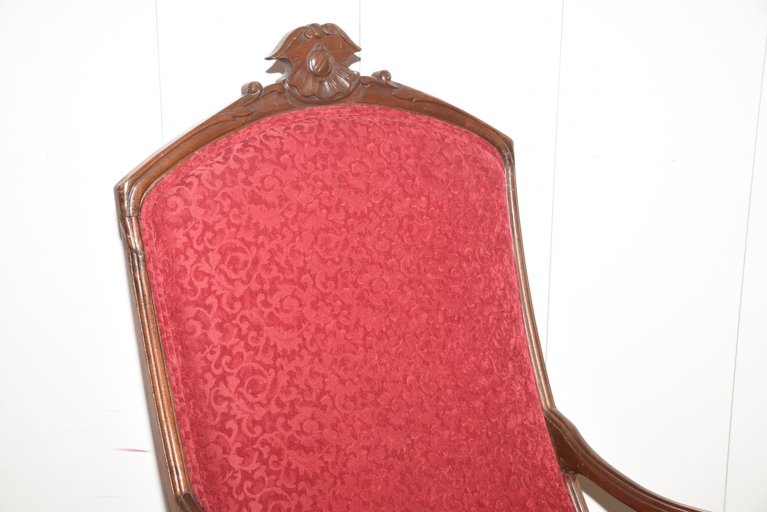 Antique American Classical Mahogany Armchair