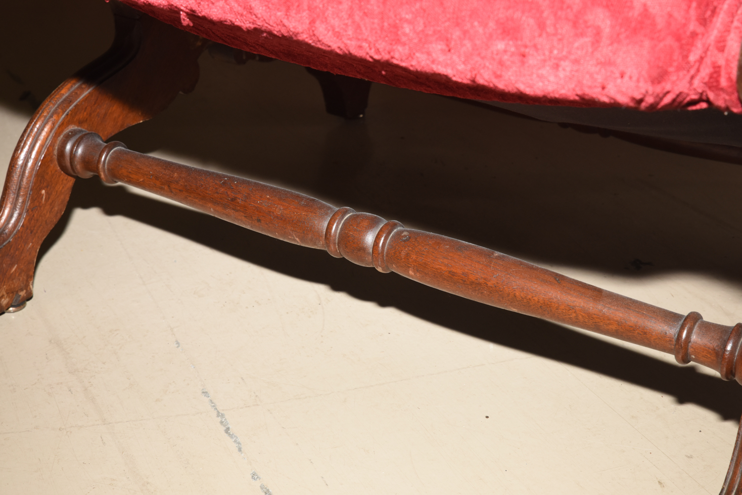 Antique American Classical Mahogany Armchair