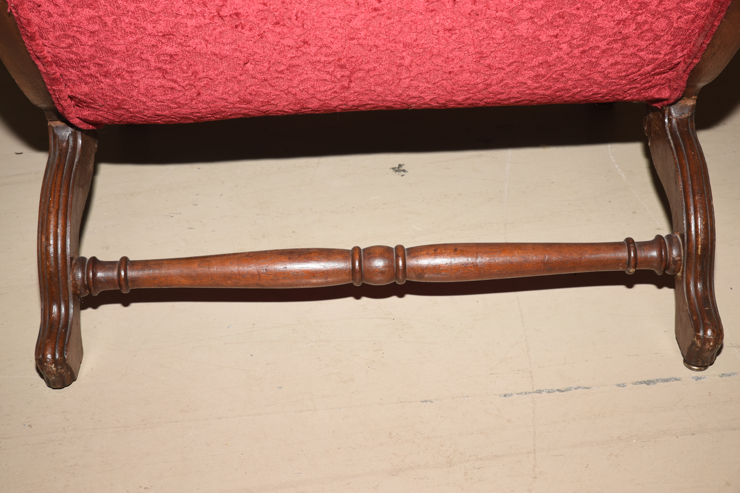 Antique American Classical Mahogany Armchair