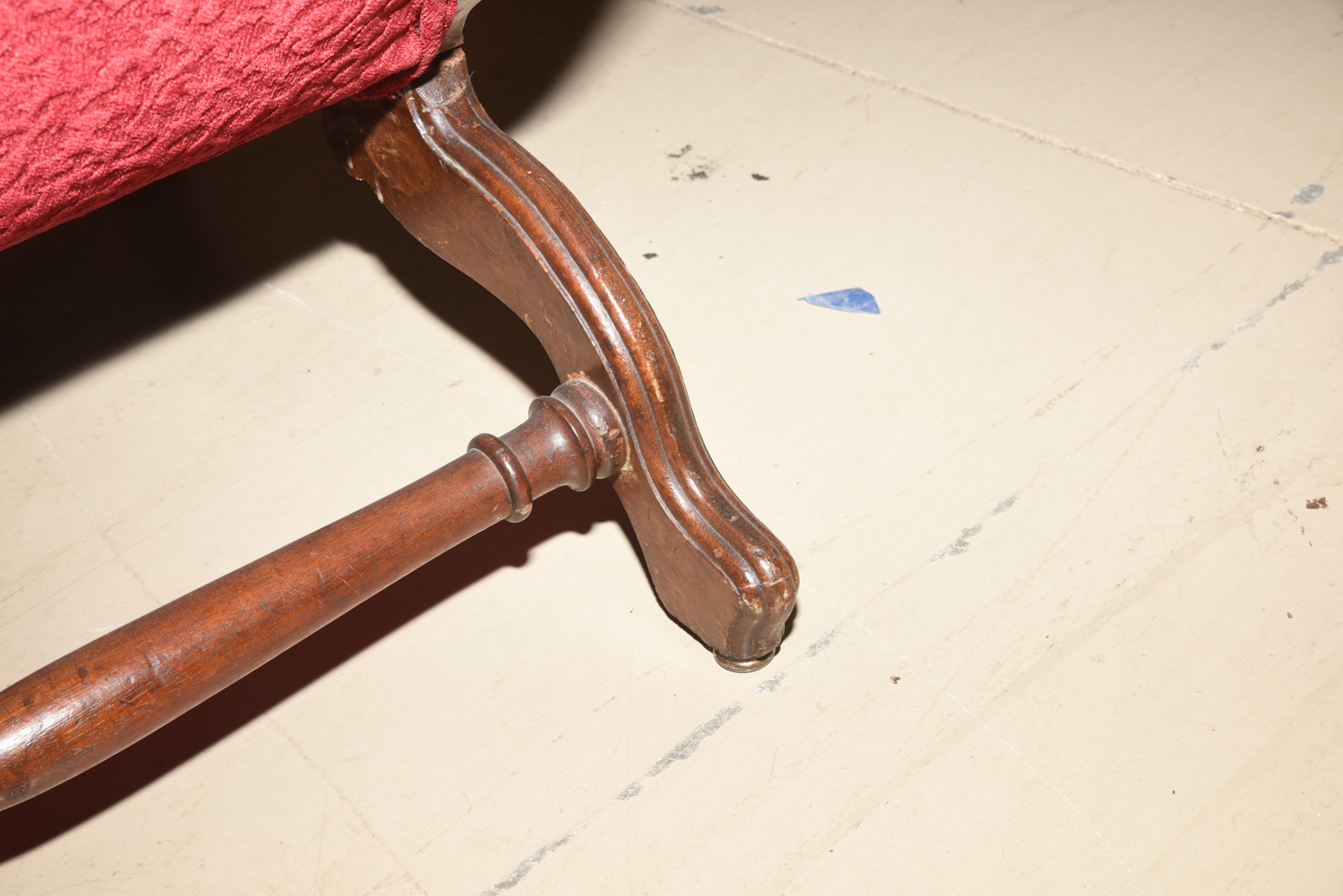 Antique American Classical Mahogany Armchair