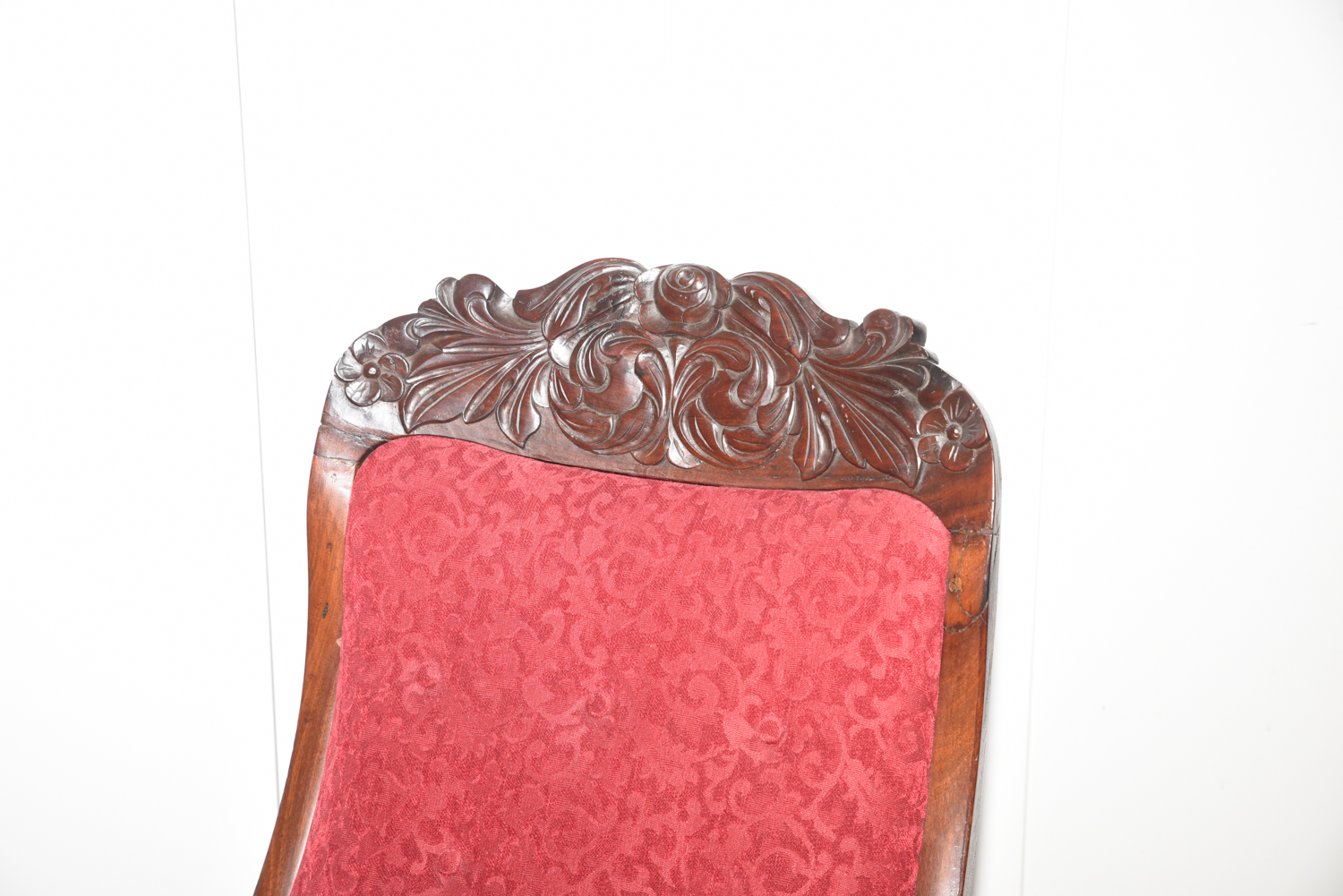 Antique American Classical Mahogany Rocker