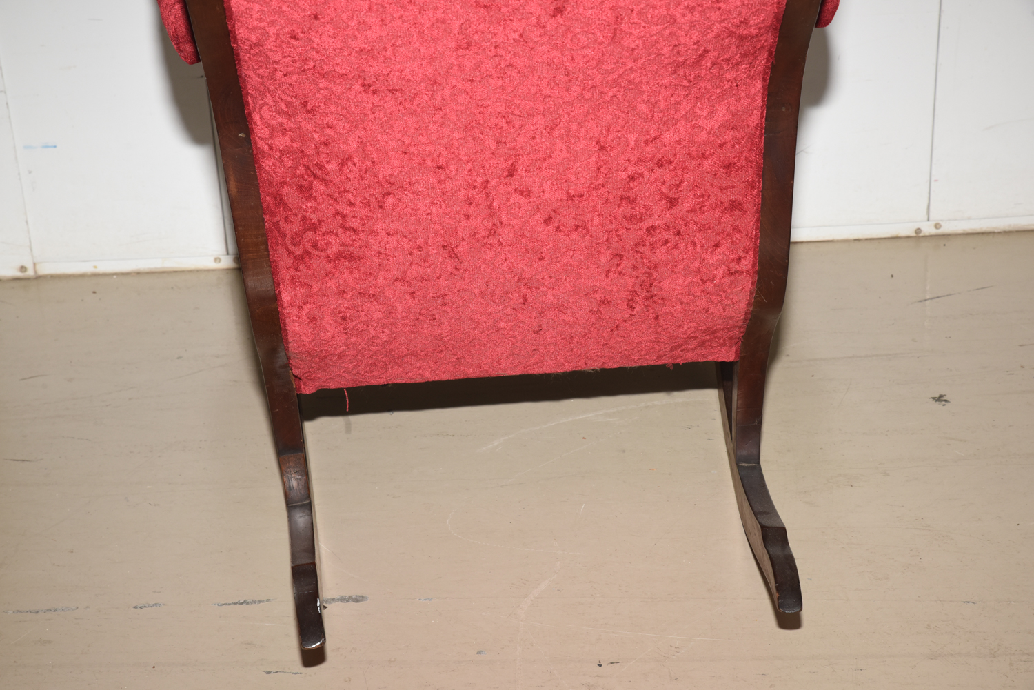 Antique American Classical Mahogany Rocker