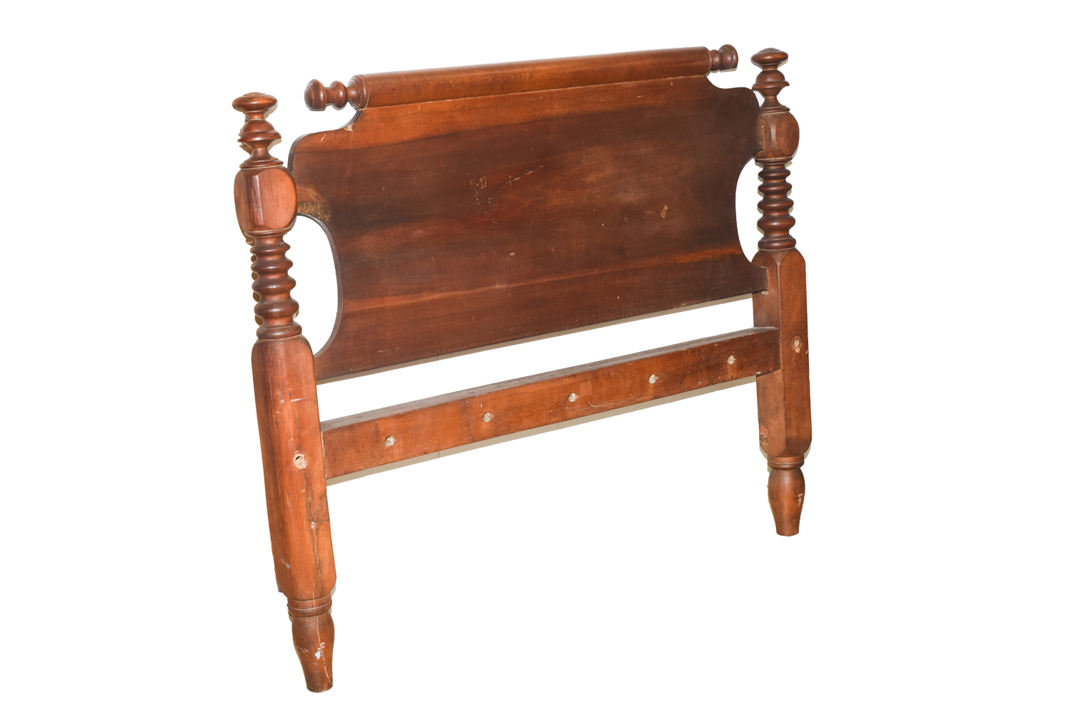 Antique Poplar Rope Bed in Standard Twin-Size