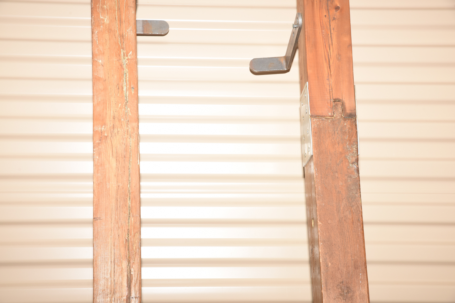 Antique Poplar Rope Bed in Standard Twin-Size