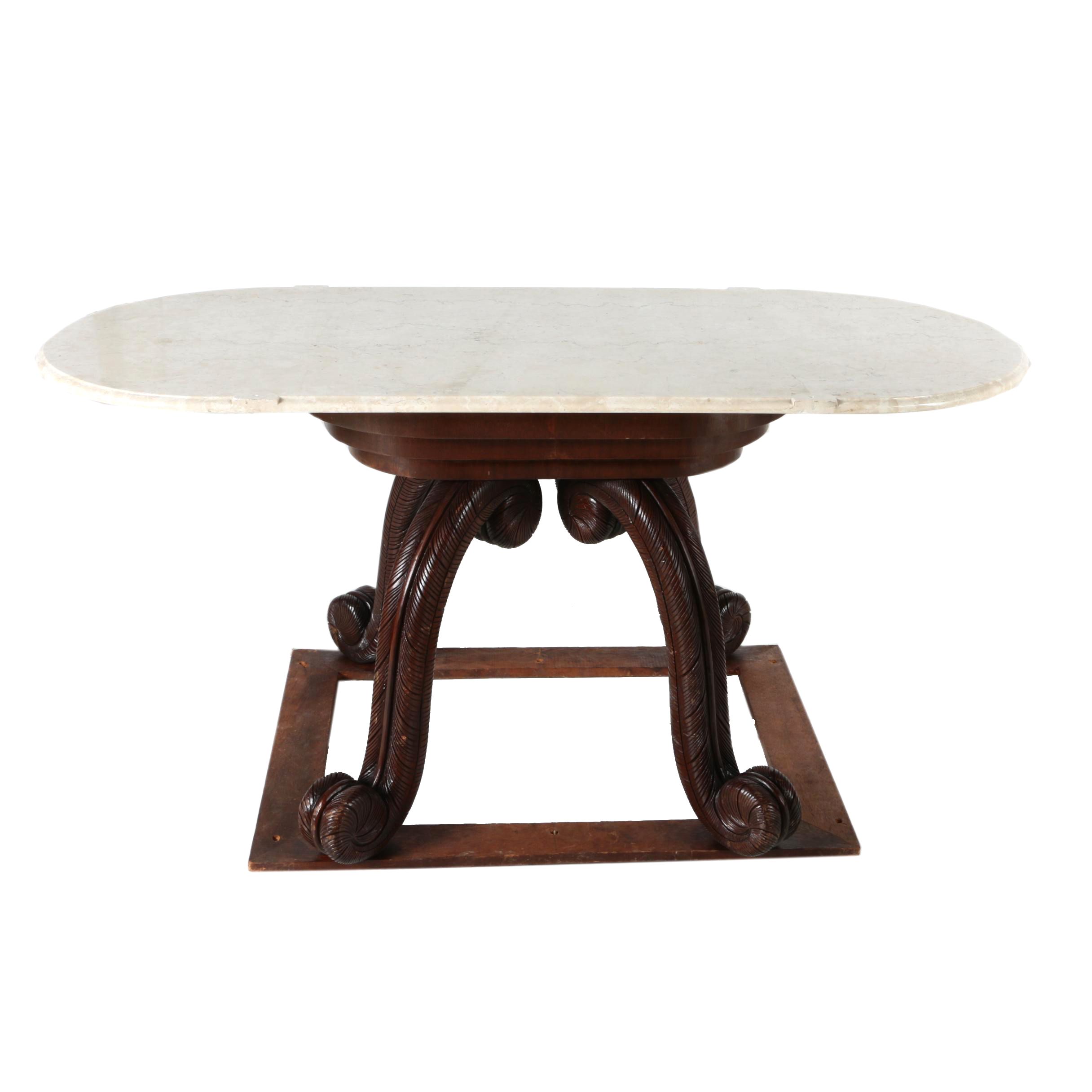 Vintage Victorian Style Dining Table