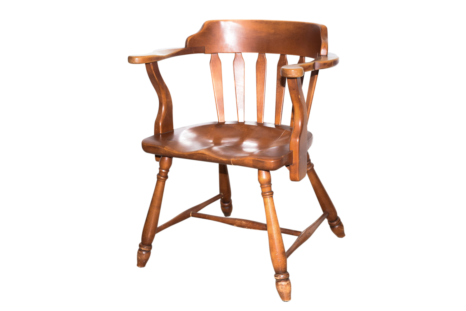 Vintage Captain's Chair by J.B. Van Sciver Co.