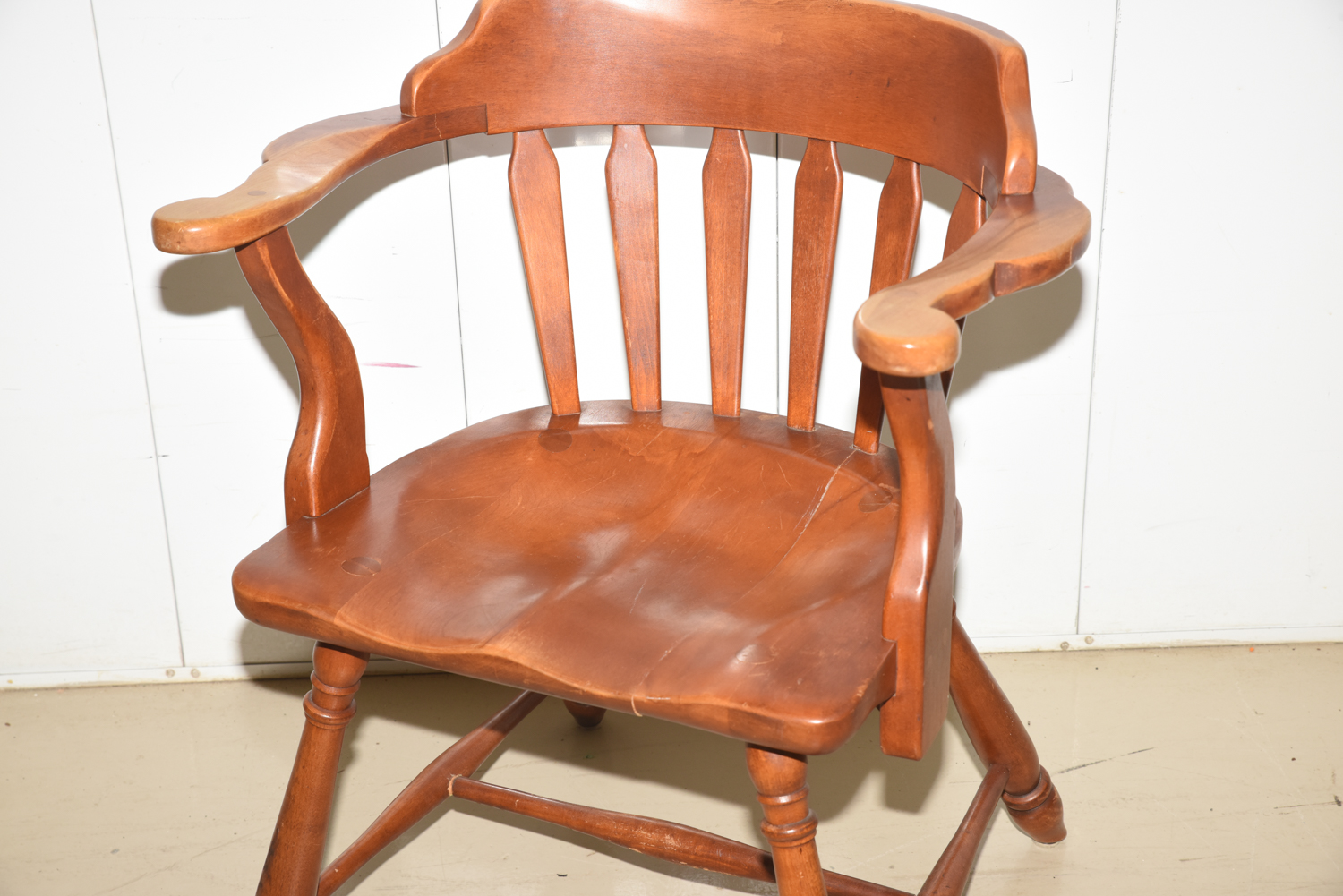 Vintage Captain's Chair by J.B. Van Sciver Co.