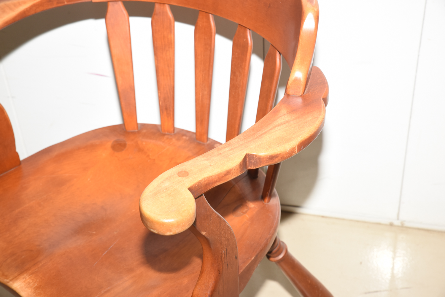 Vintage Captain's Chair by J.B. Van Sciver Co.