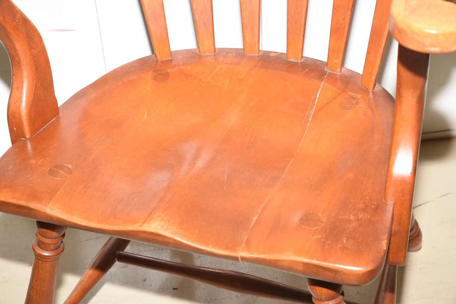 Vintage Captain's Chair by J.B. Van Sciver Co.