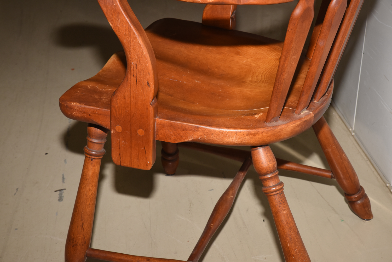 Vintage Captain's Chair by J.B. Van Sciver Co.