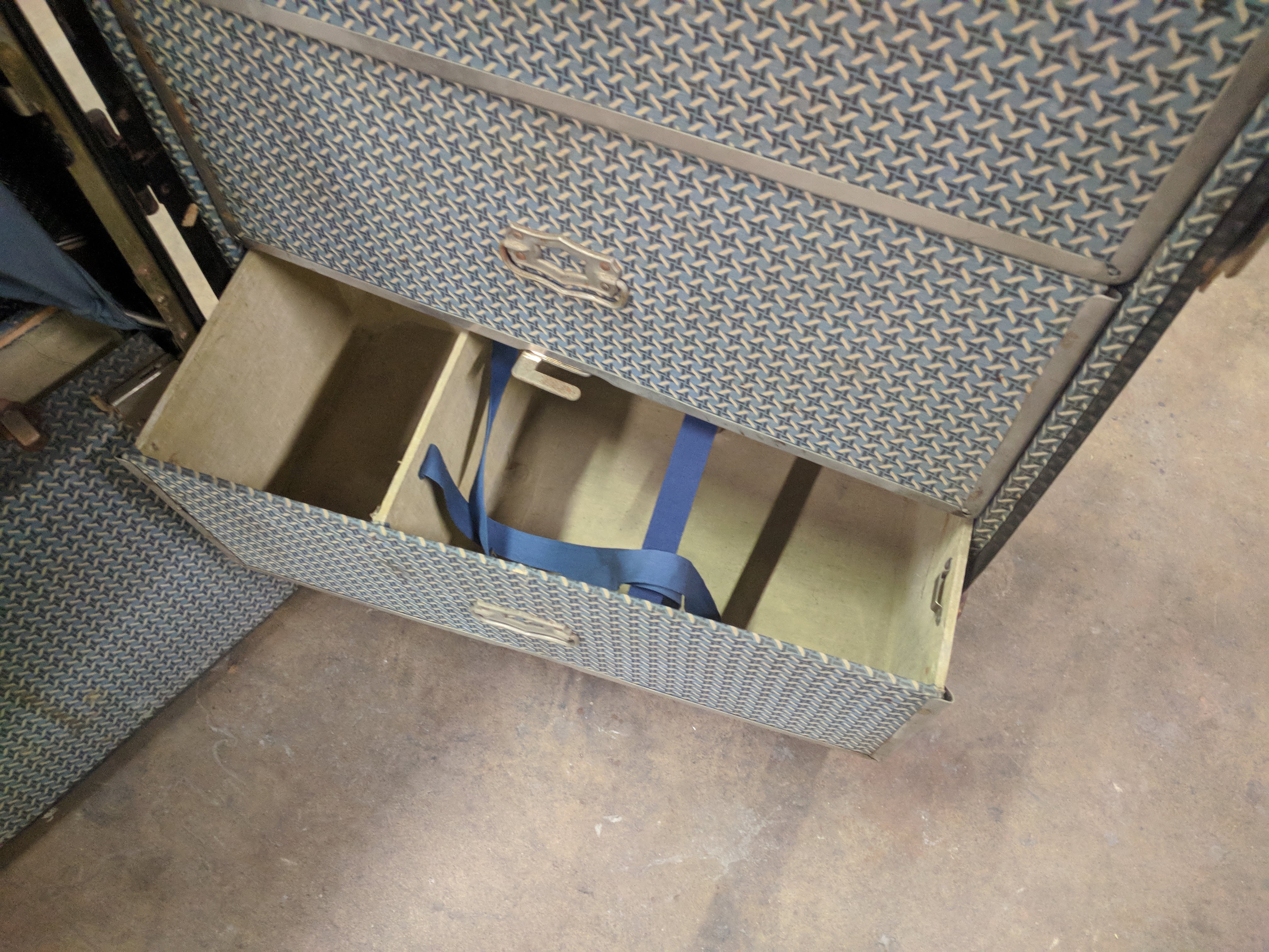 Vintage Wardrobe Steamer Trunk