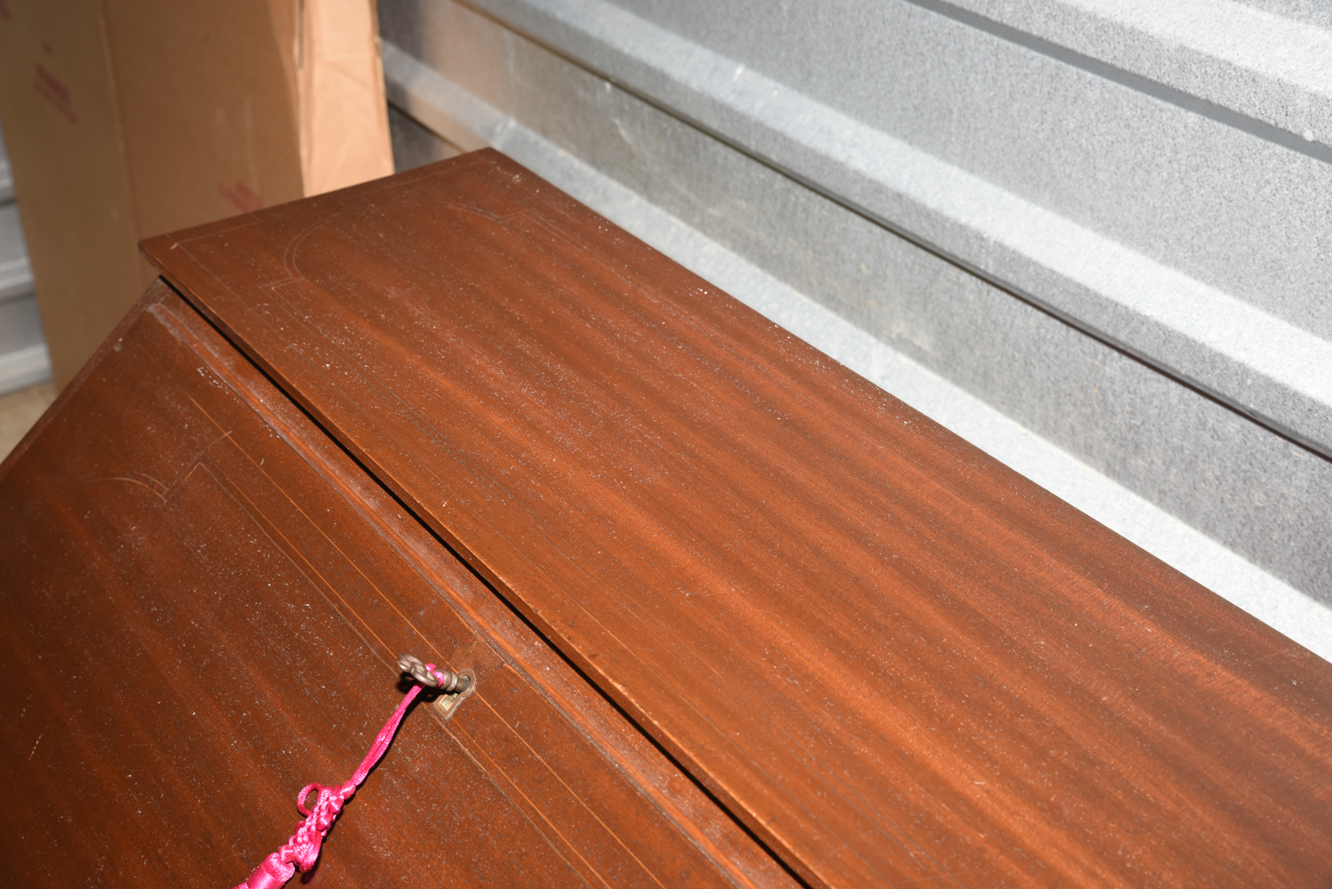 Mahogany Slant Front Secretary Chest