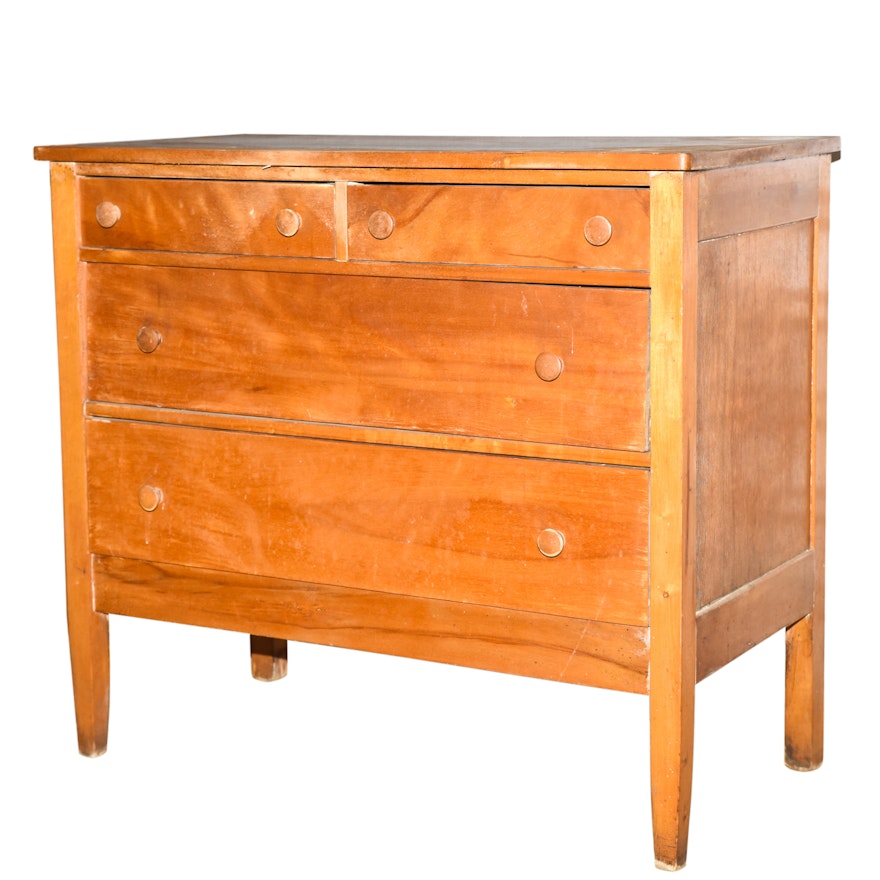 Vintage Shaker Style Cherry Chest of Drawers