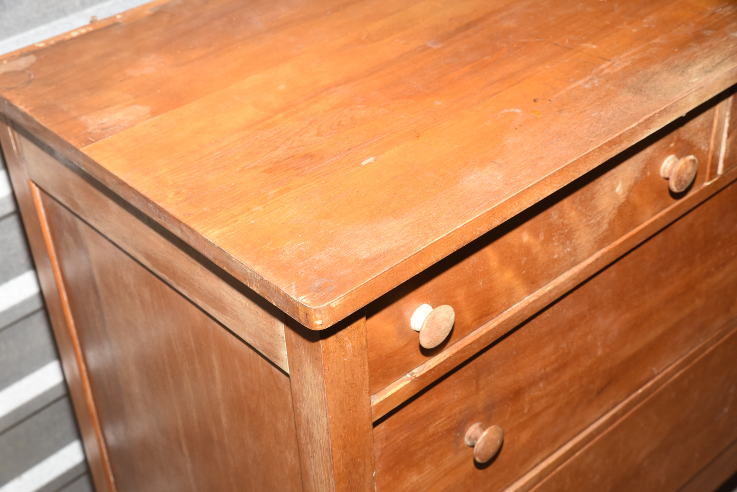 Vintage Shaker Style Cherry Chest of Drawers