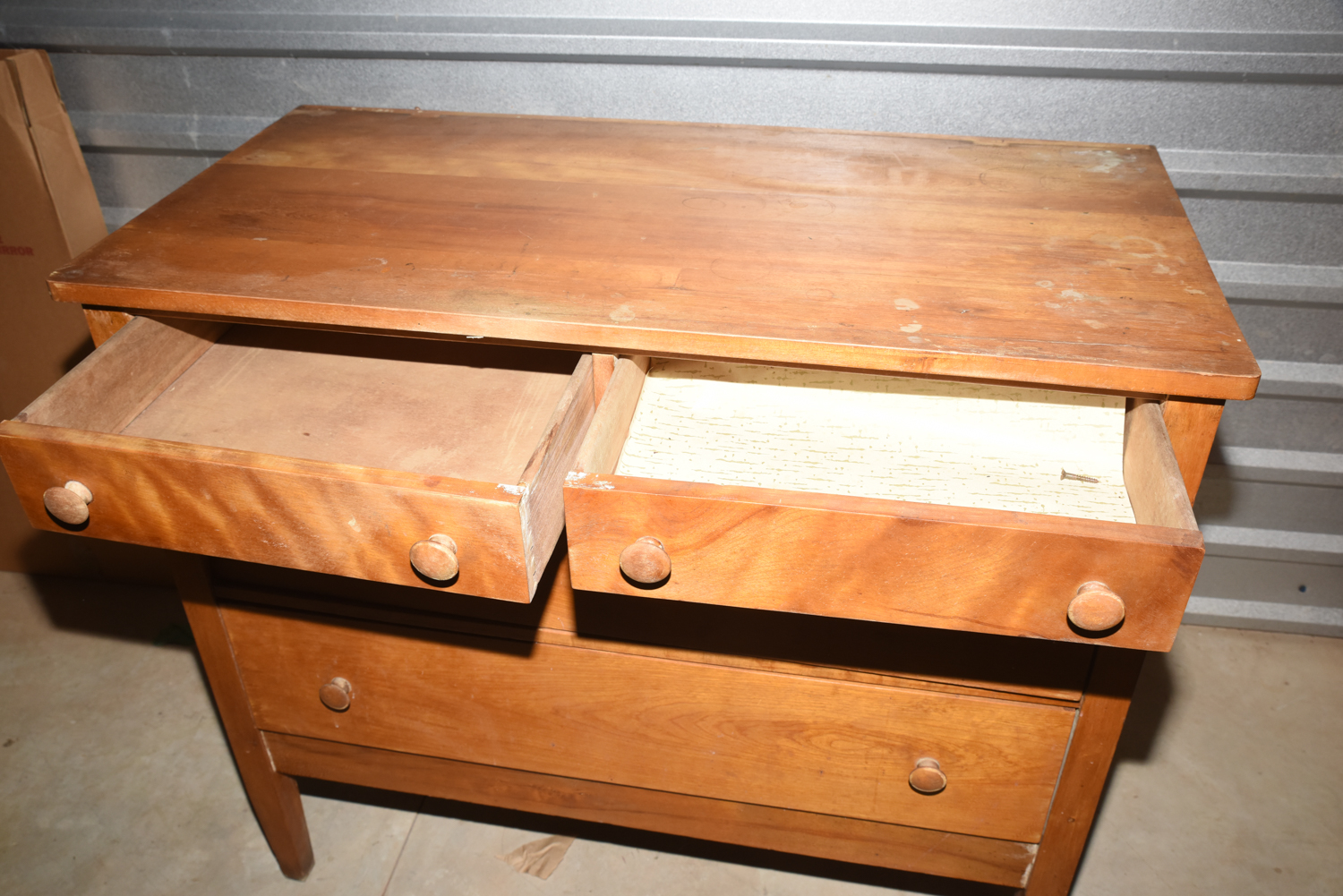 Vintage Shaker Style Cherry Chest of Drawers