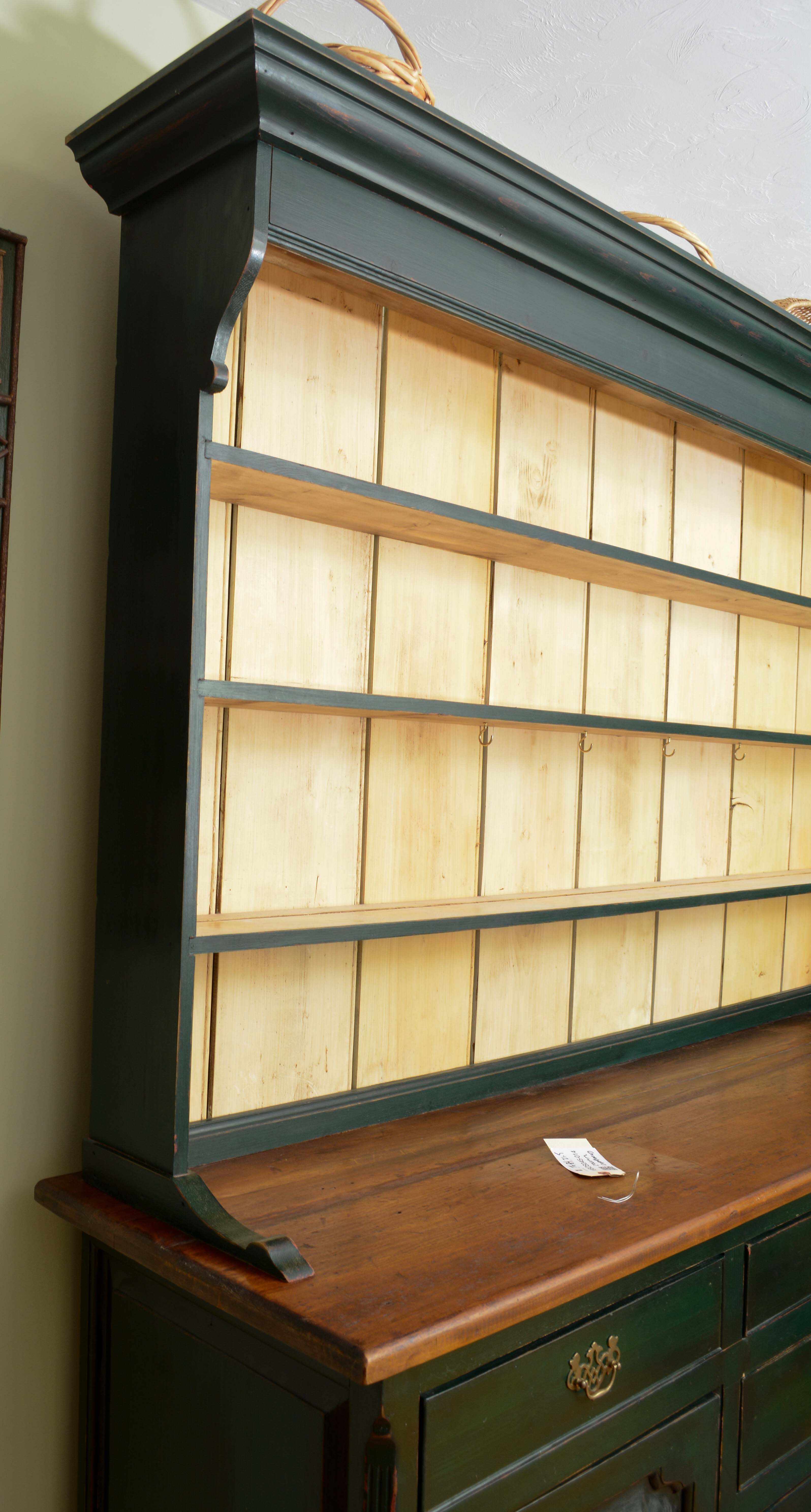 Vintage Colonial Style Painted Cupboard