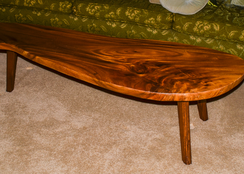 Hawaiian Mid Century Teak Coffee Table