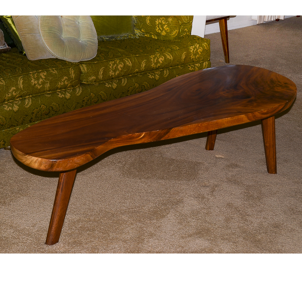 Hawaiian Mid Century Teak Coffee Table