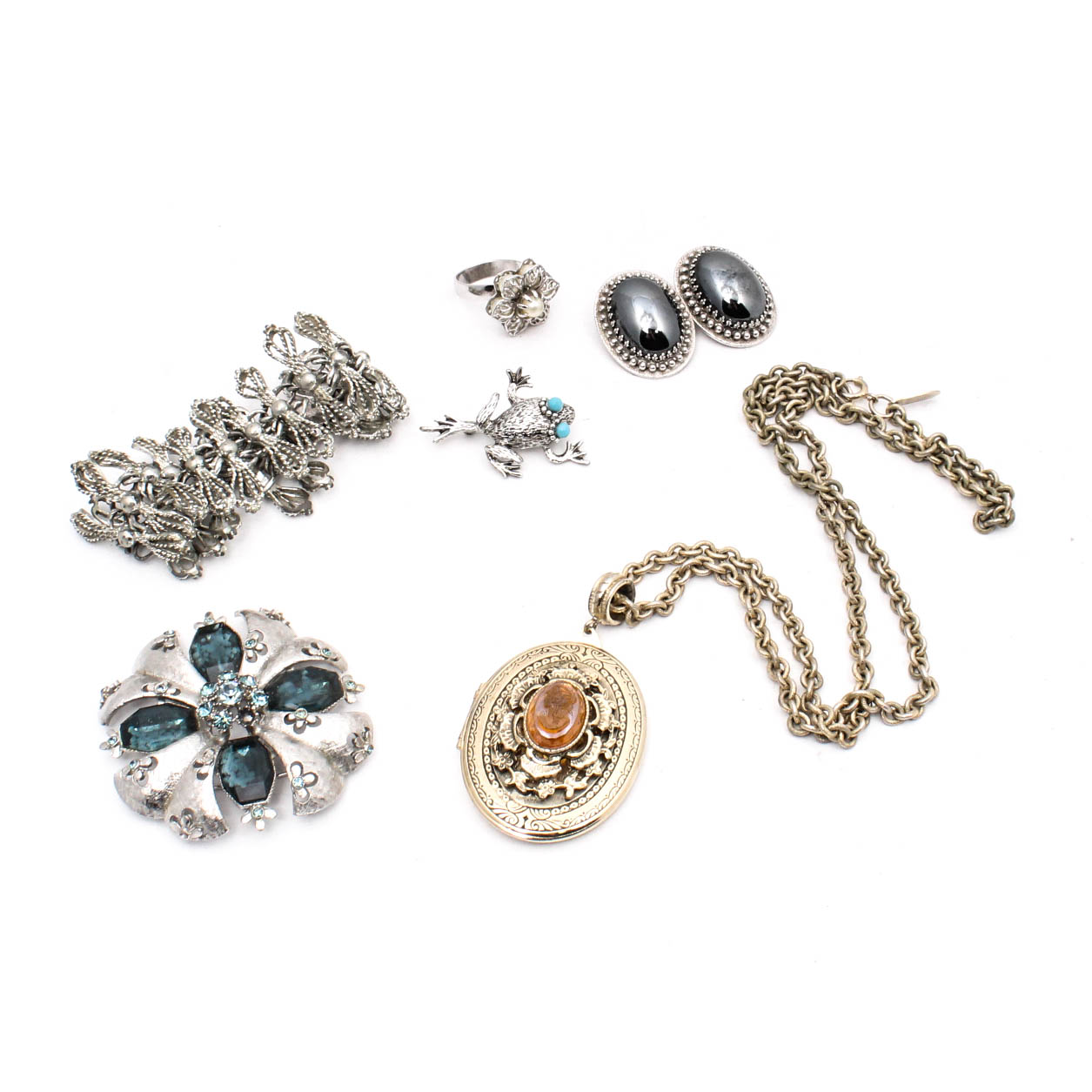 Costume Jewelry with Whiting & Davis, Florenza and Emmons