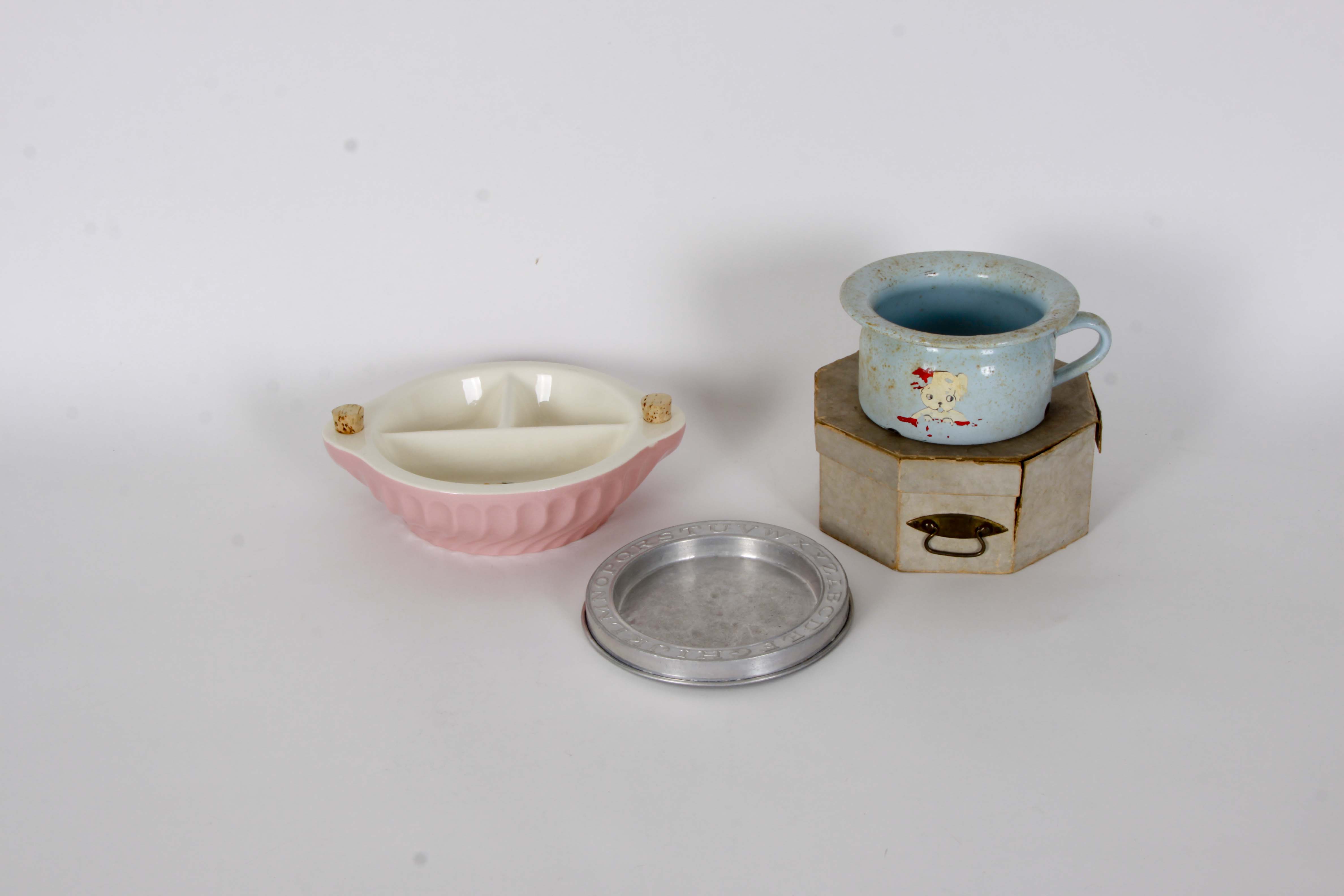 Vintage Children's Tableware and Chamberpot