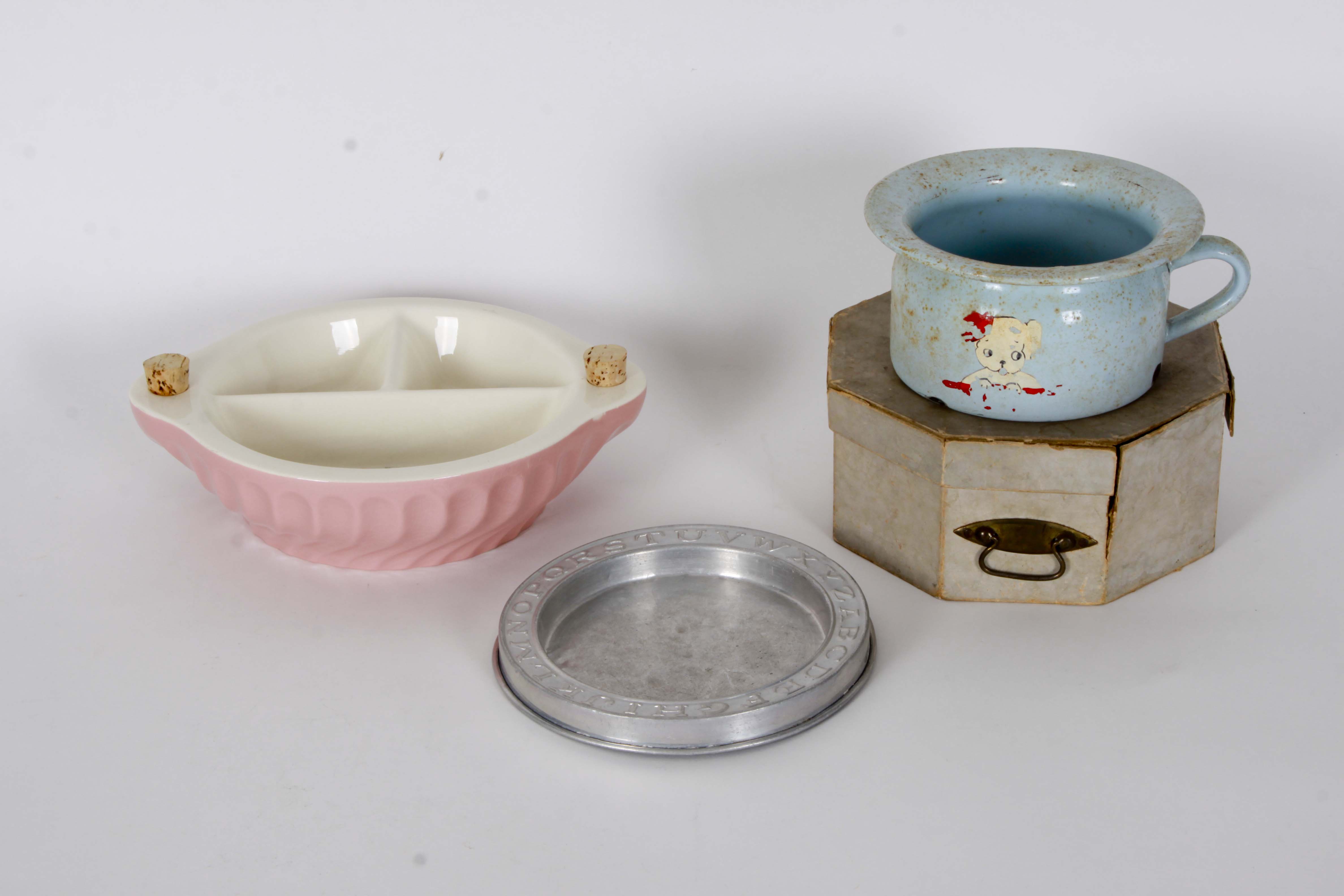 Vintage Children's Tableware and Chamberpot