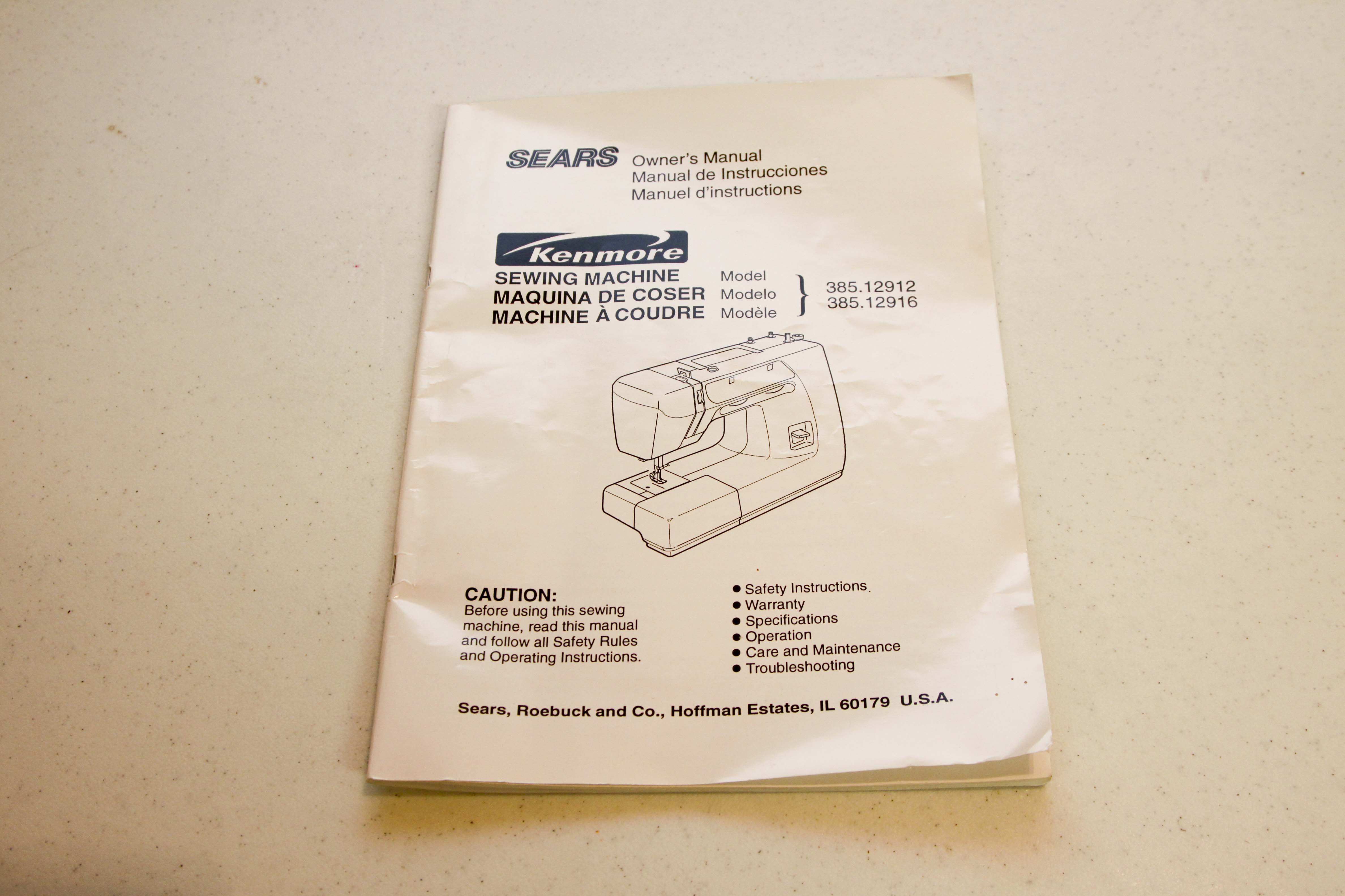 Sears Kenmore Sewing Machine