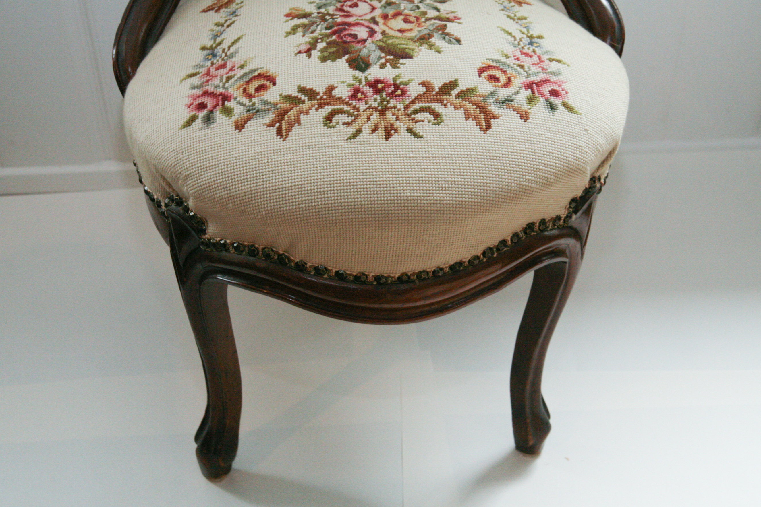 Vintage Victorian Renaissance Revival Style Side Chairs