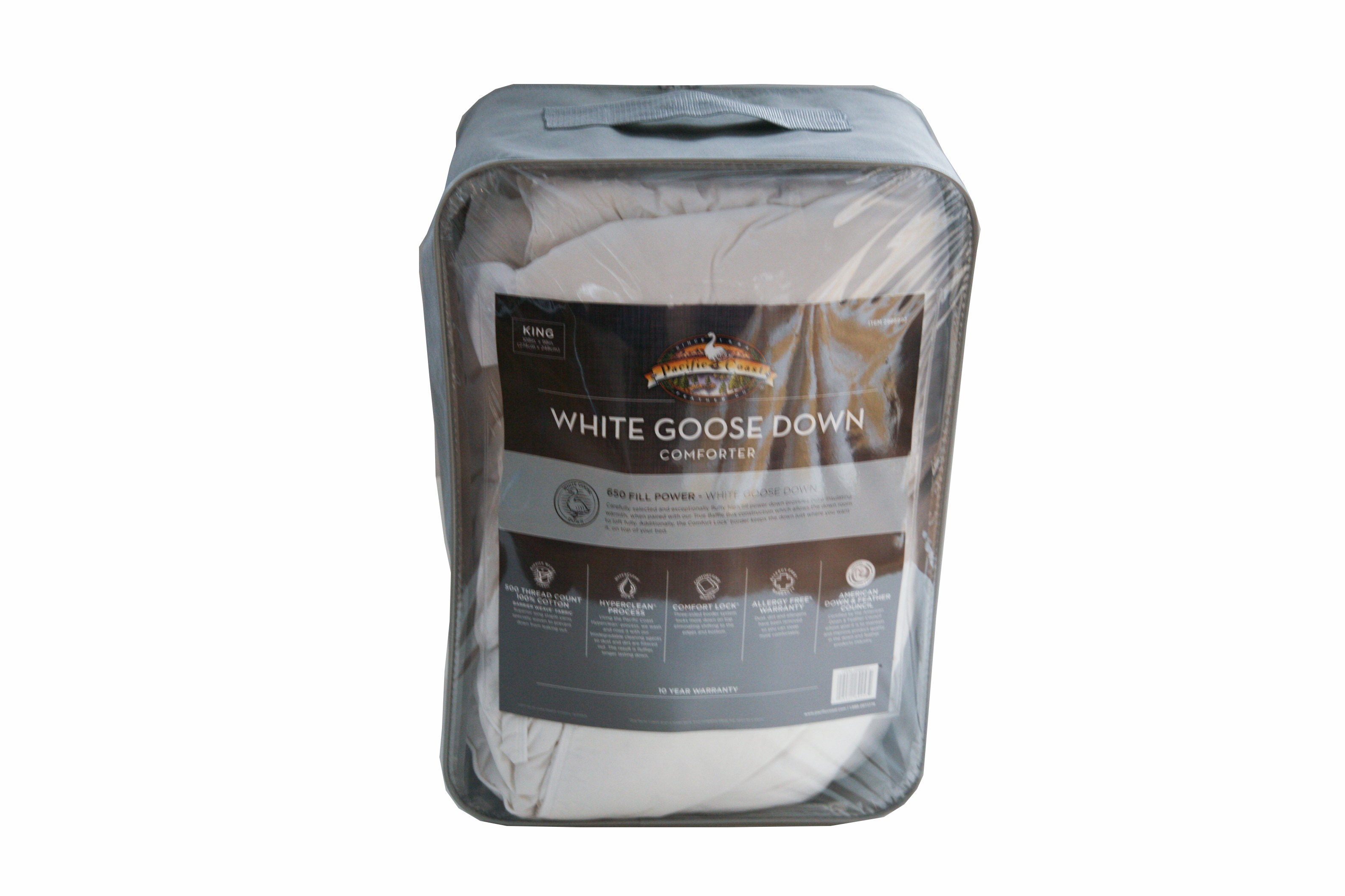 Pacific Coast White Goose Down Comforter