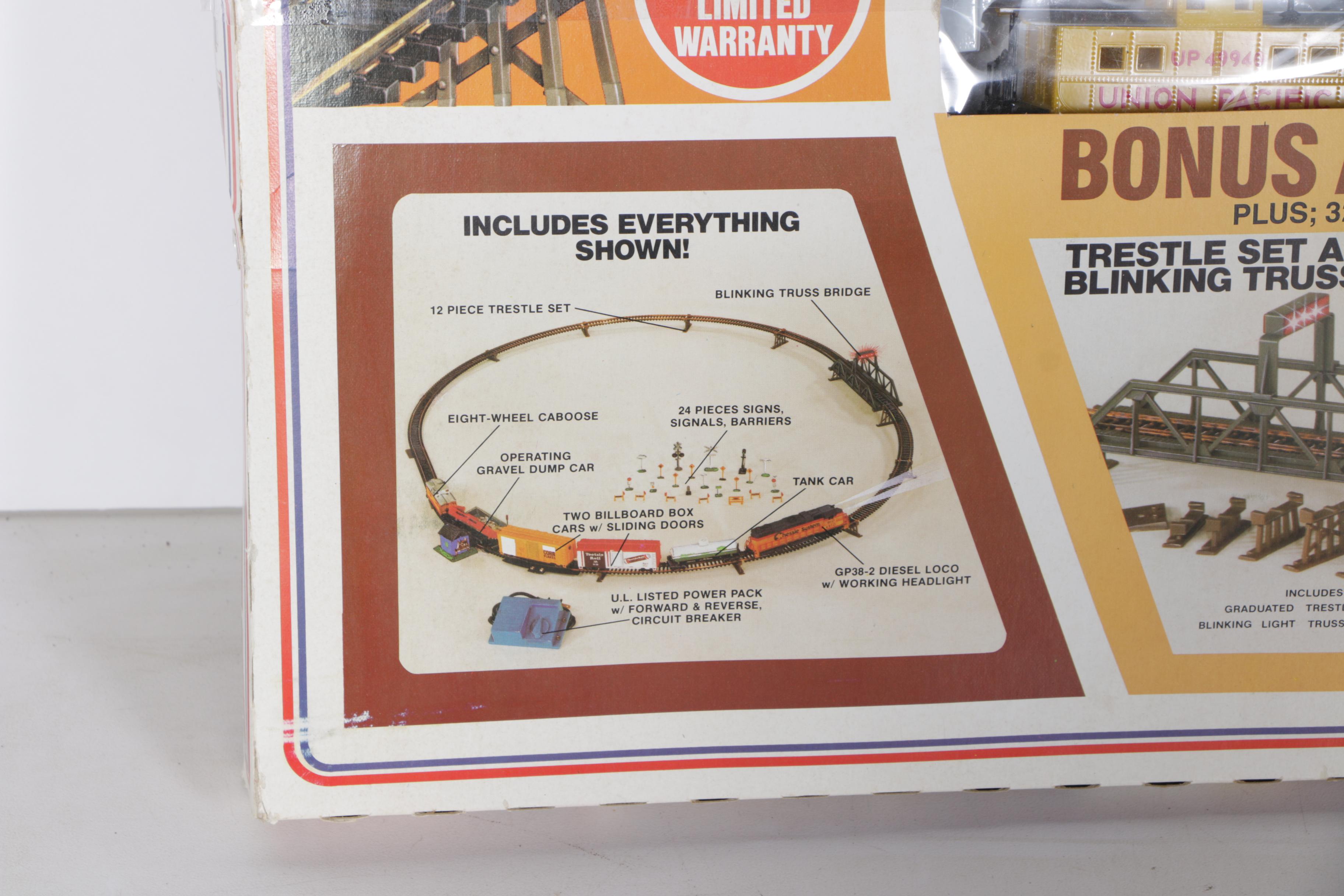 Life-Like Cargo King Model Train Set