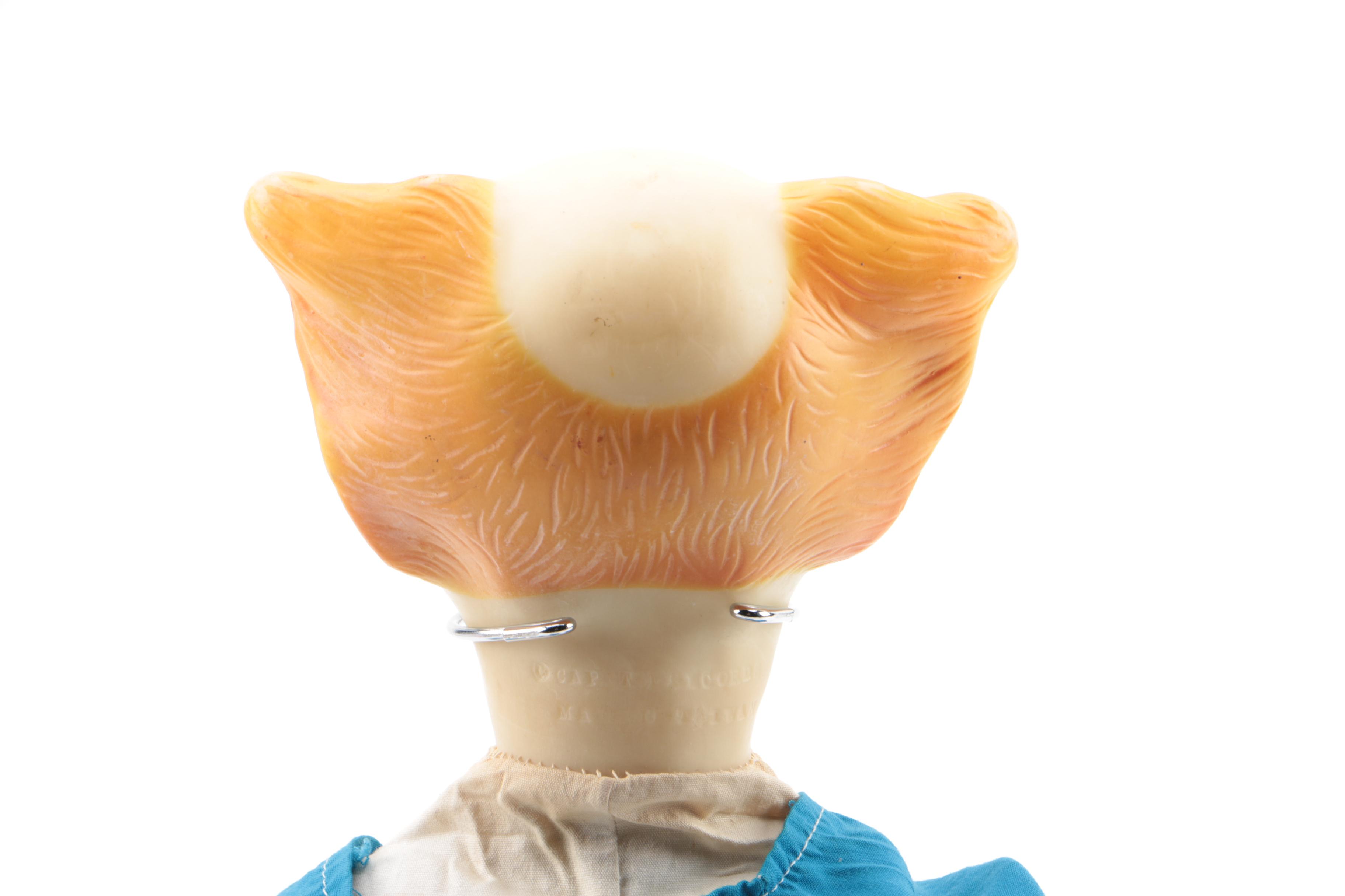 Vintage Knickerbocker Rubber "Bozo" Clown Doll