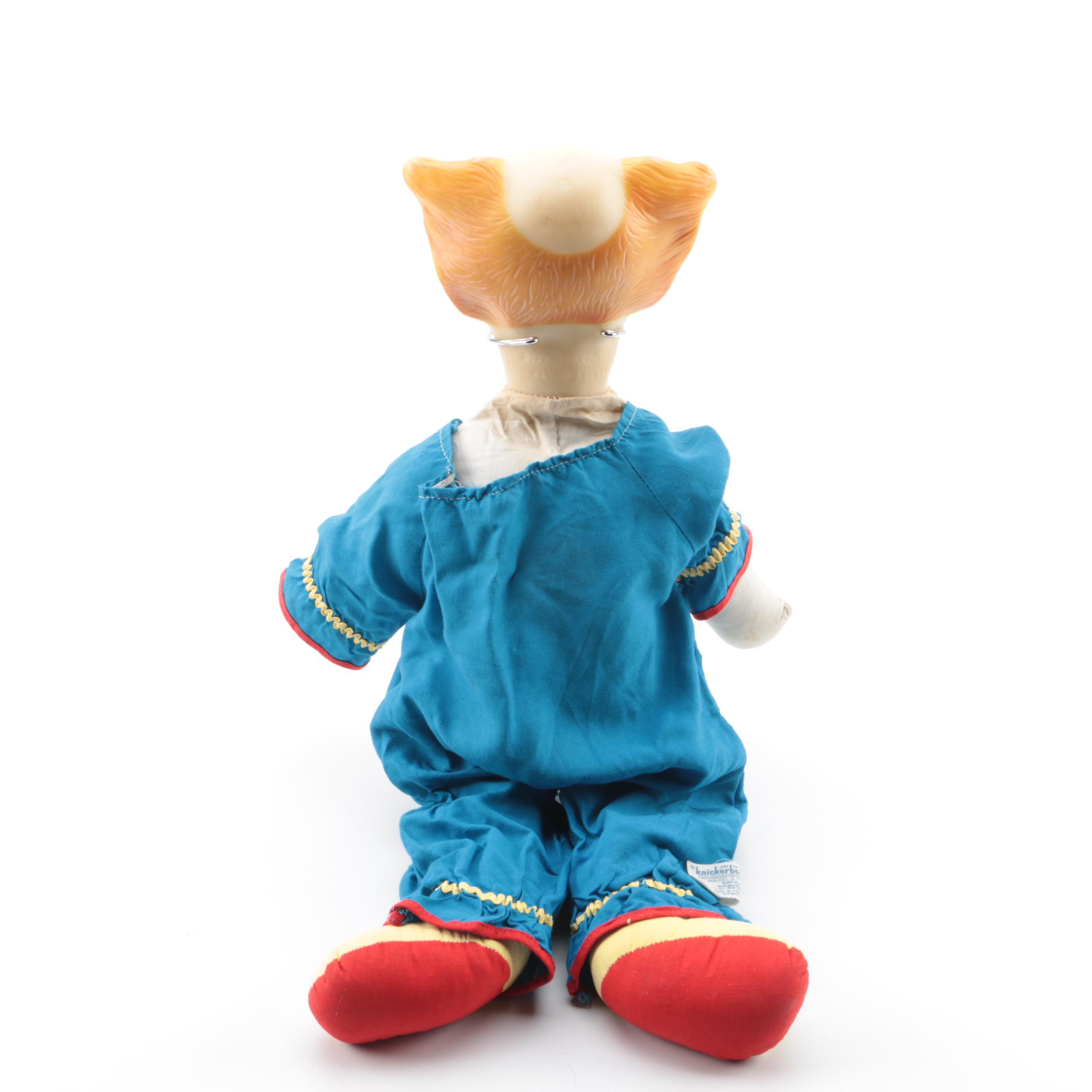 Vintage Knickerbocker Rubber "Bozo" Clown Doll