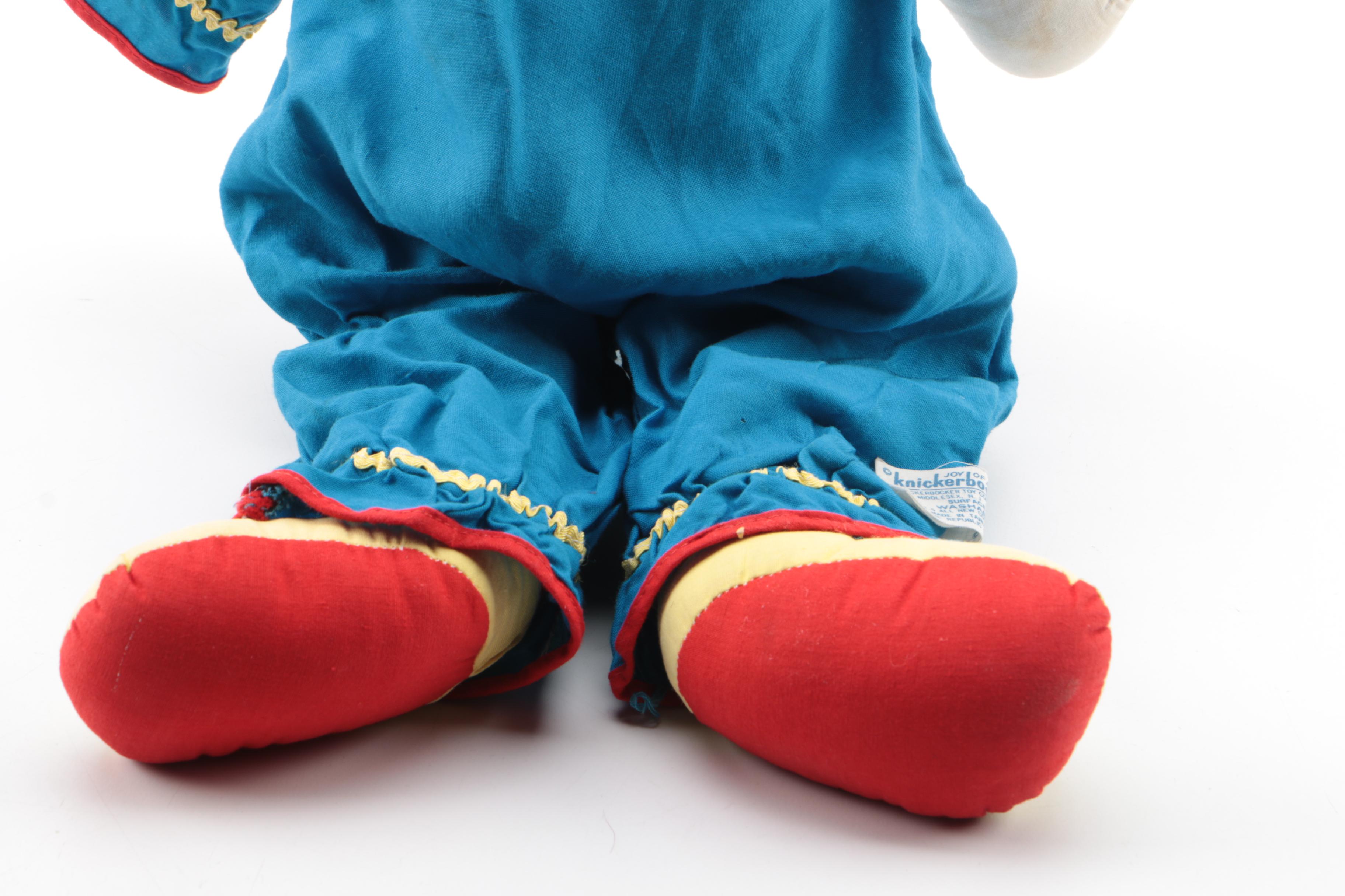 Vintage Knickerbocker Rubber "Bozo" Clown Doll