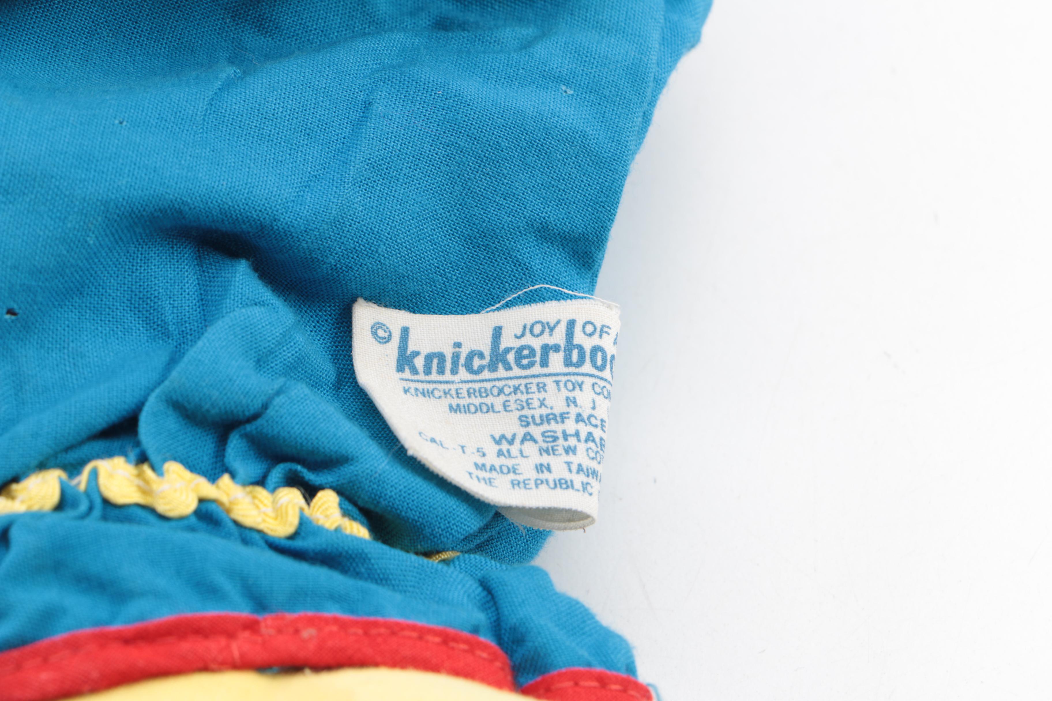 Vintage Knickerbocker Rubber "Bozo" Clown Doll