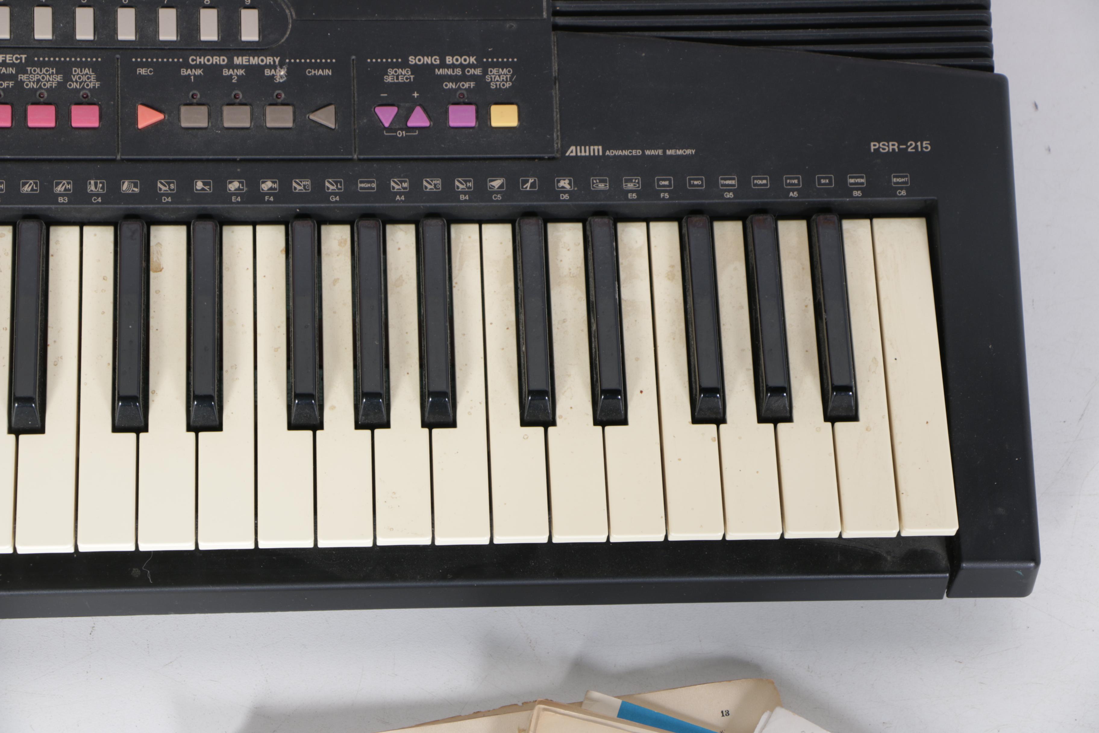 Yamaha Portatone PSR-215 Portable Keyboard