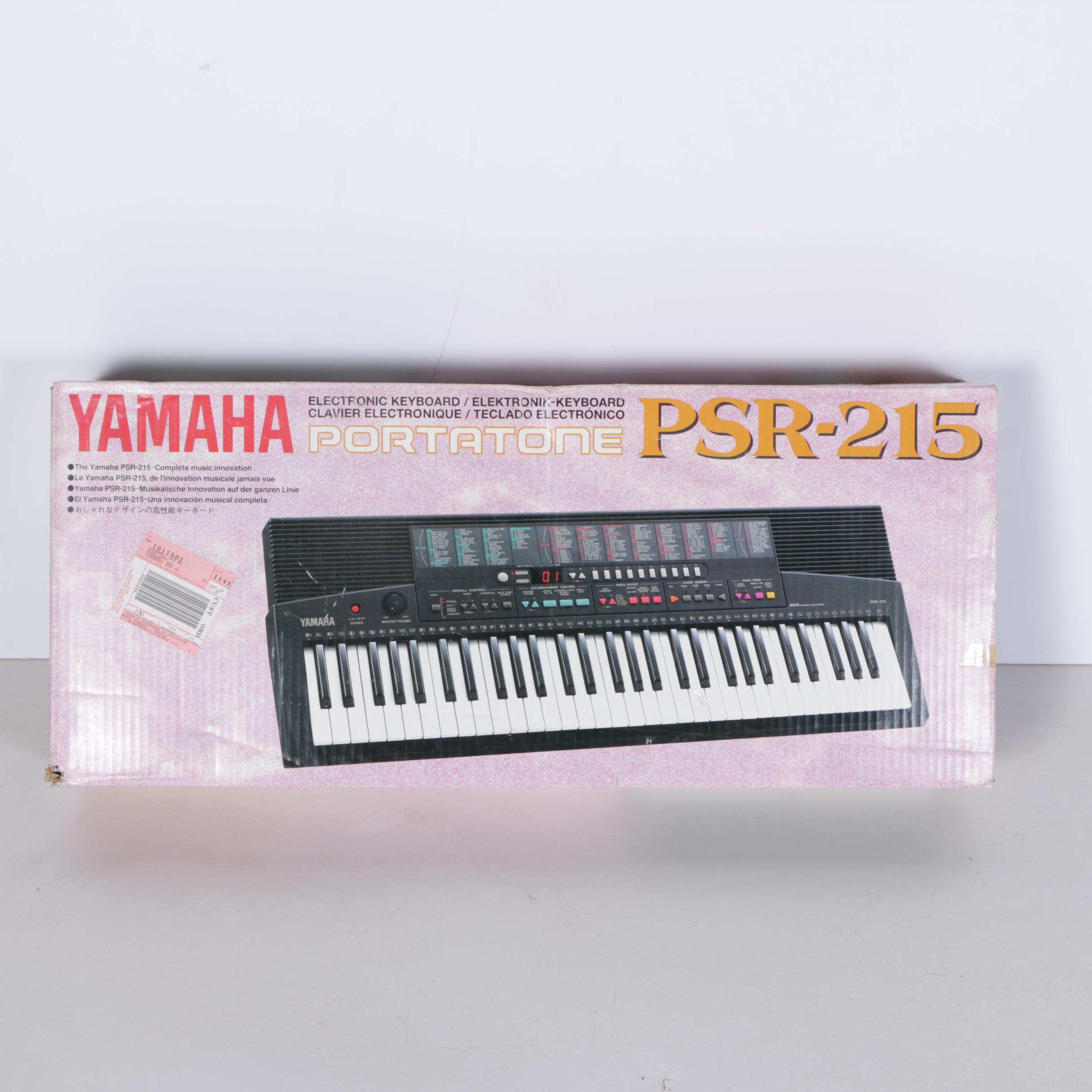 Yamaha Portatone PSR-215 Portable Keyboard