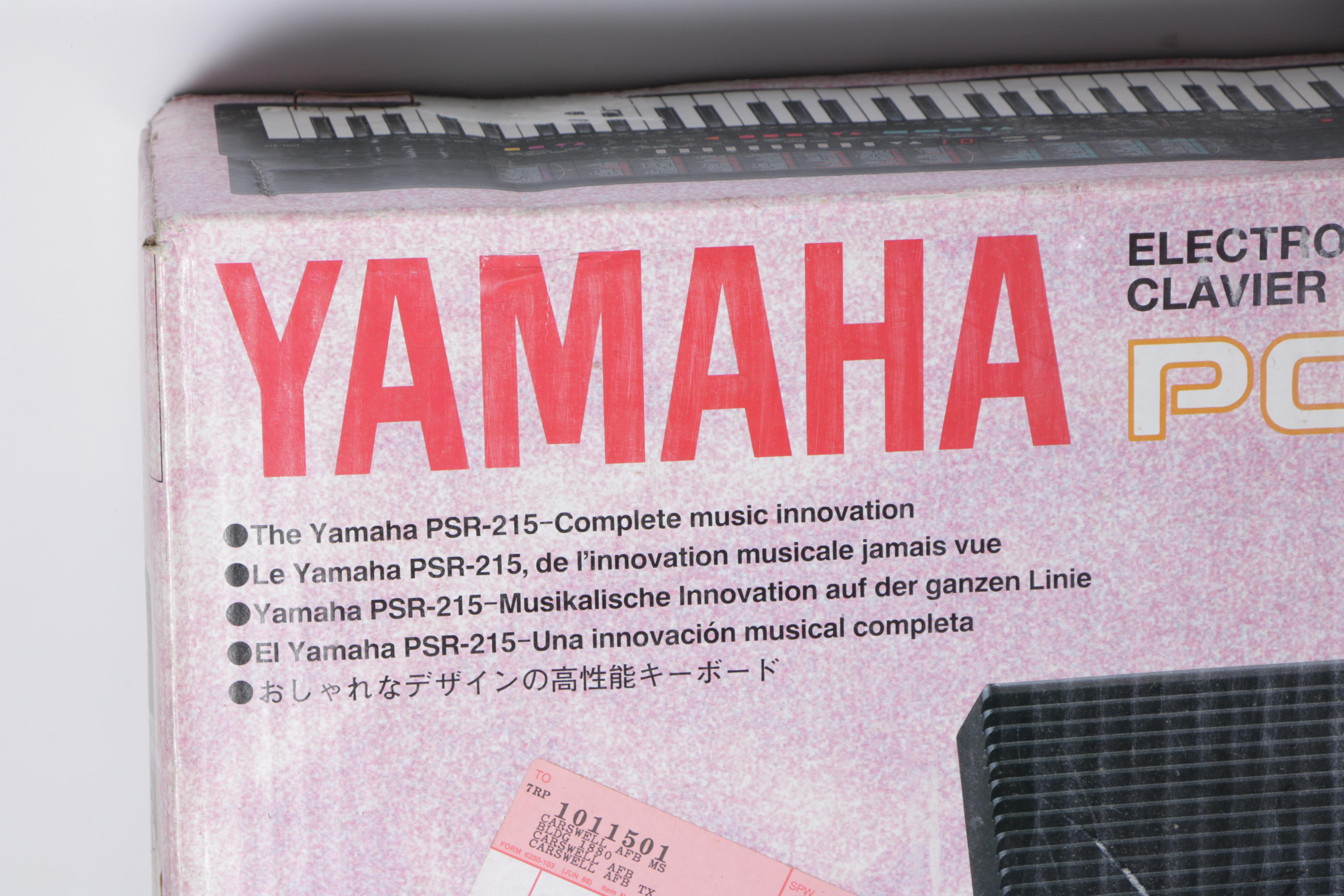 Yamaha Portatone PSR-215 Portable Keyboard