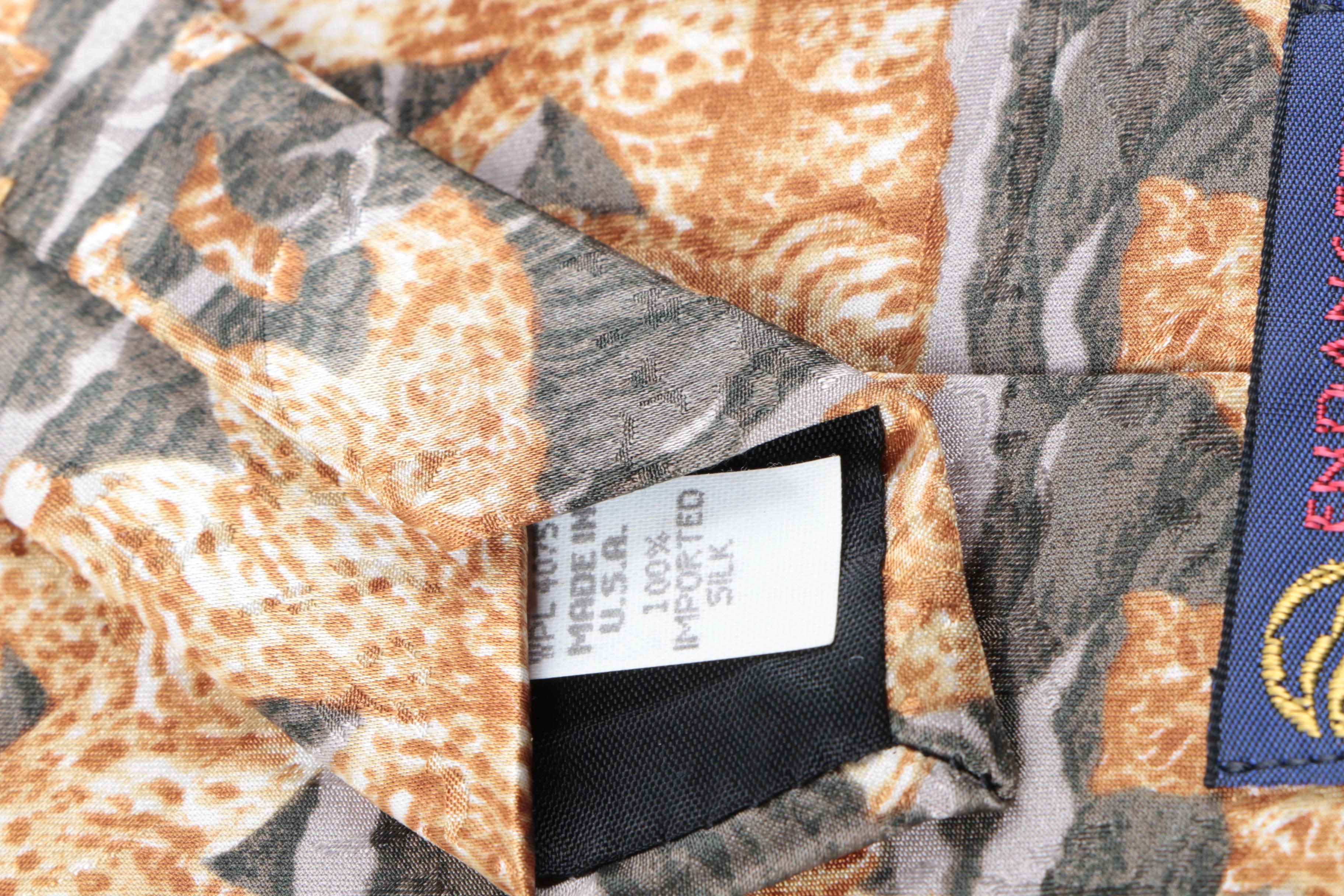 Men's Neckties Including Oscar de la Renta, Bill Blass and Wembley