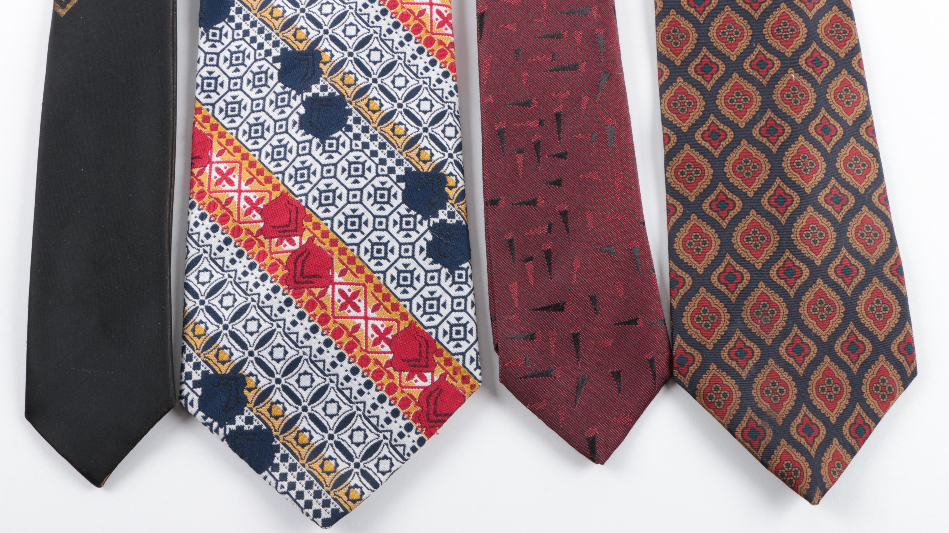 Men's Neckties Including Oscar de la Renta, Bill Blass and Wembley
