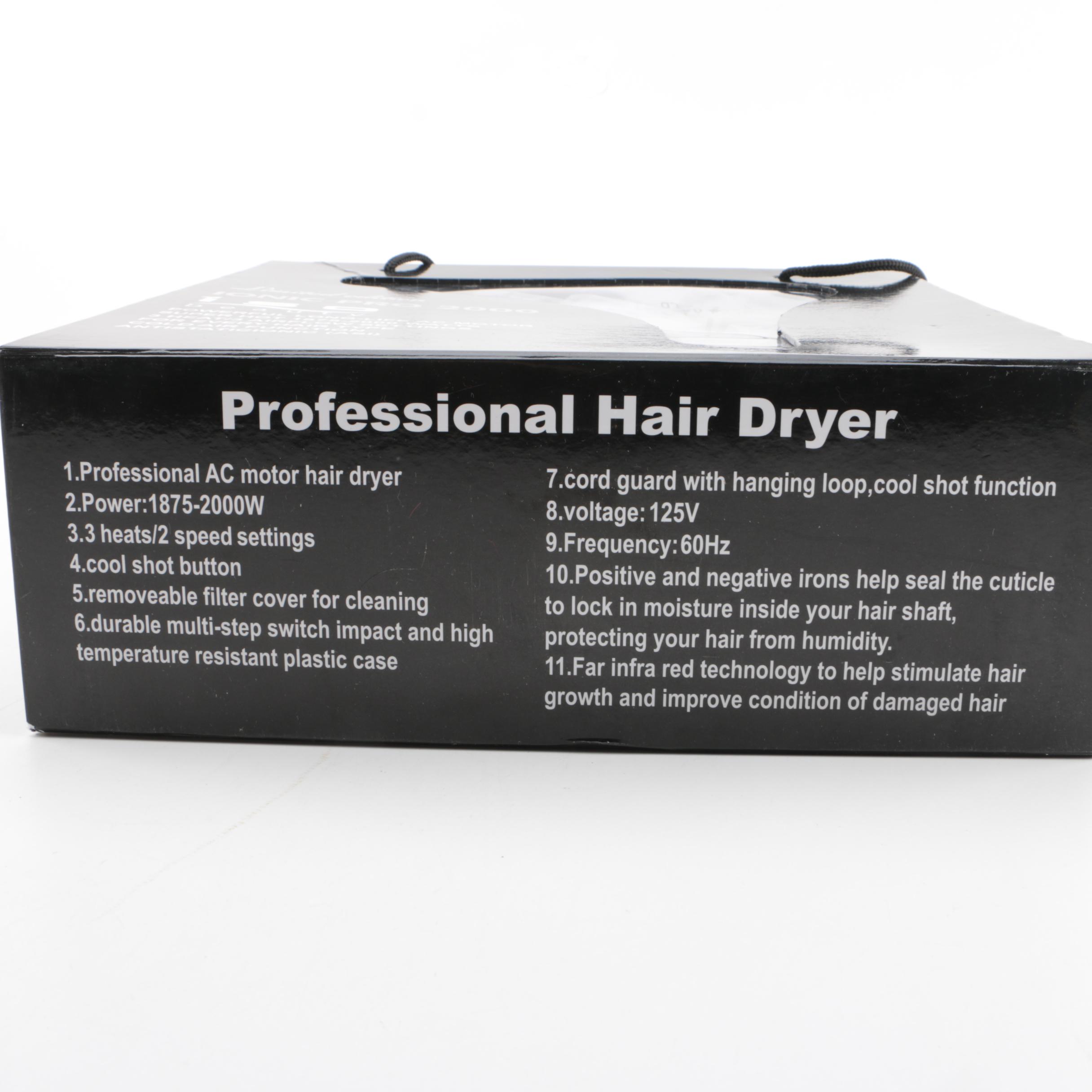 Iso "Ionic Pro 2000" Hair Dryer