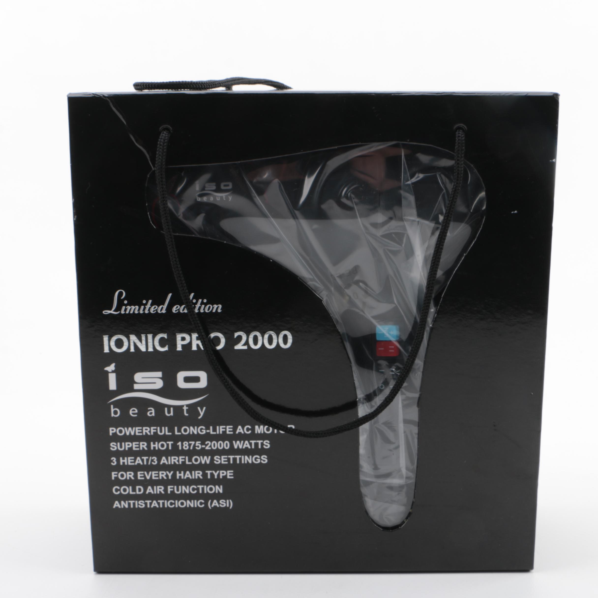 Iso "Ionic Pro 2000" Hair Dryer