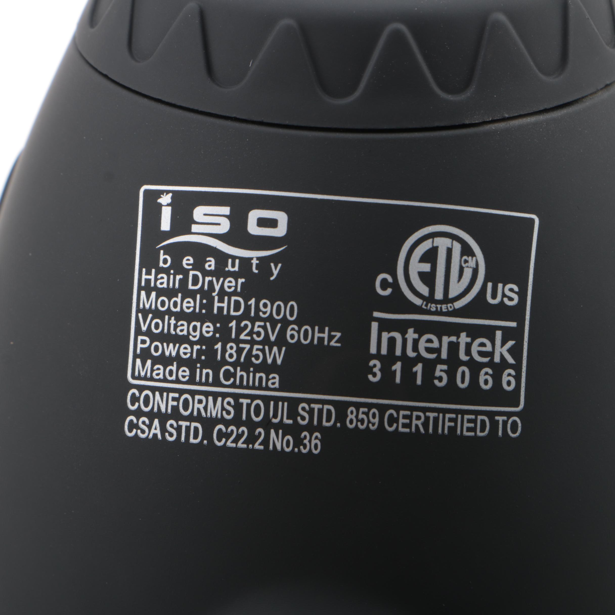 Iso "Ionic Pro 2000" Hair Dryer