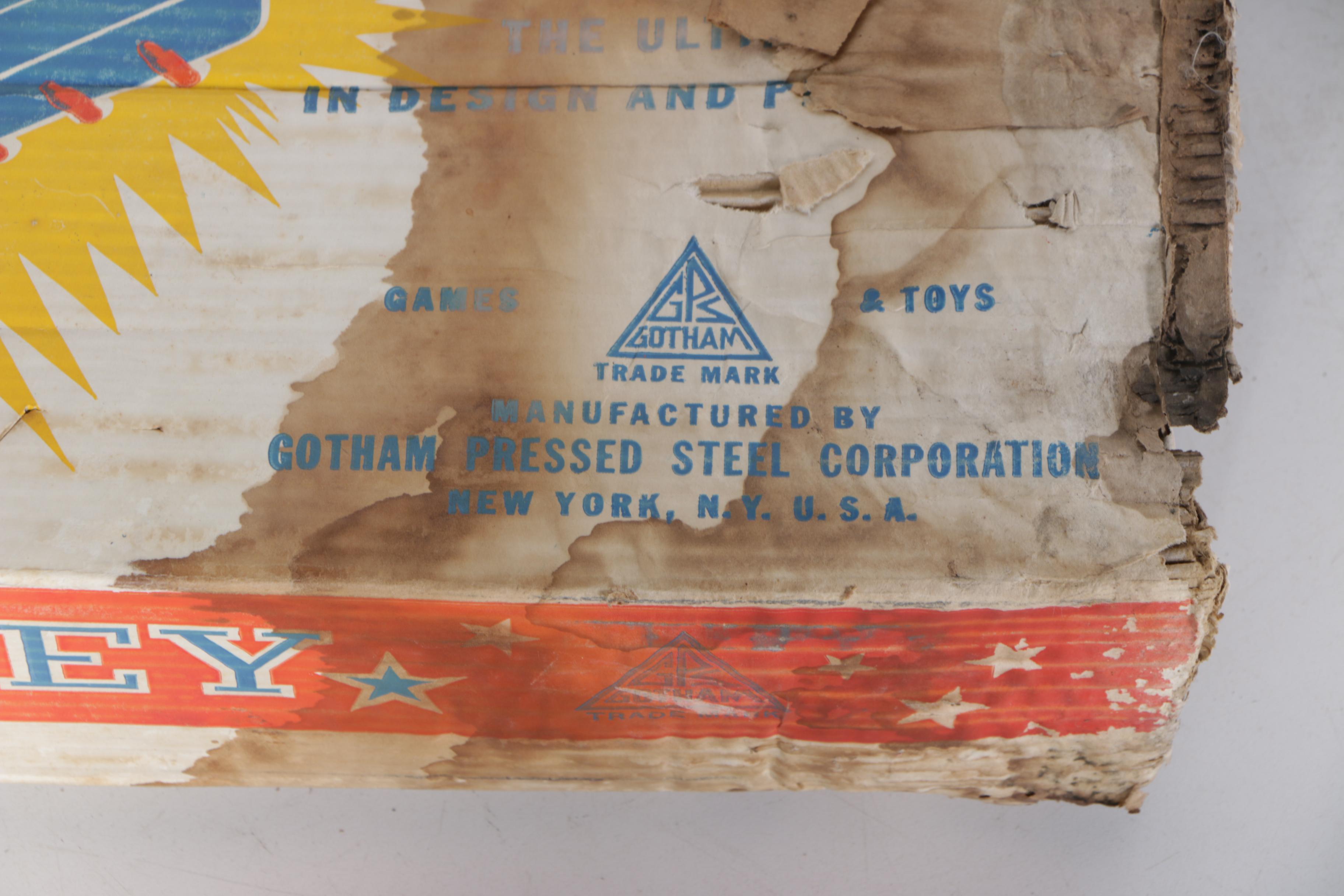 1950s–60s Gotham Pressed Steel Corporation "Big League Hockey" Game