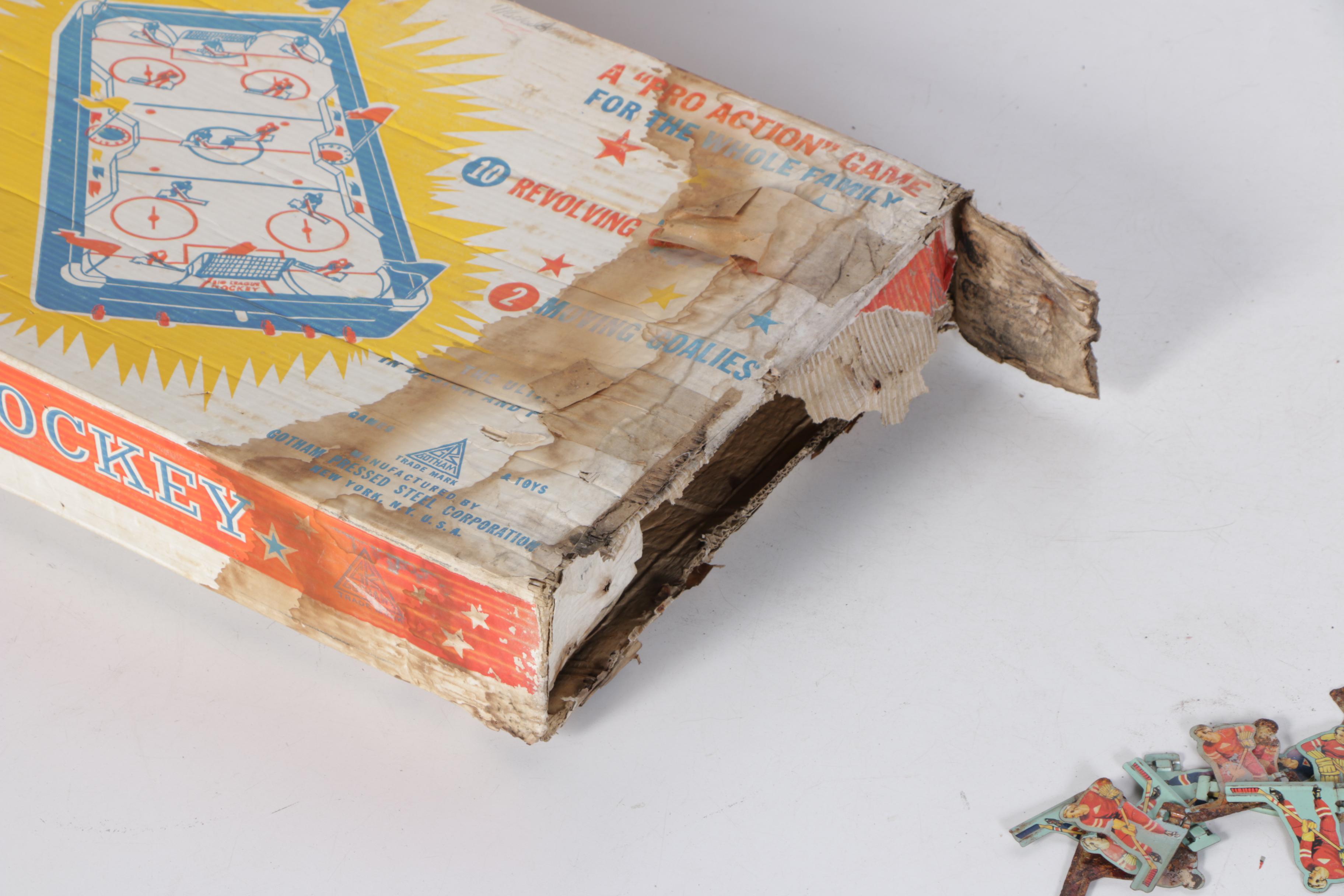 1950s–60s Gotham Pressed Steel Corporation "Big League Hockey" Game