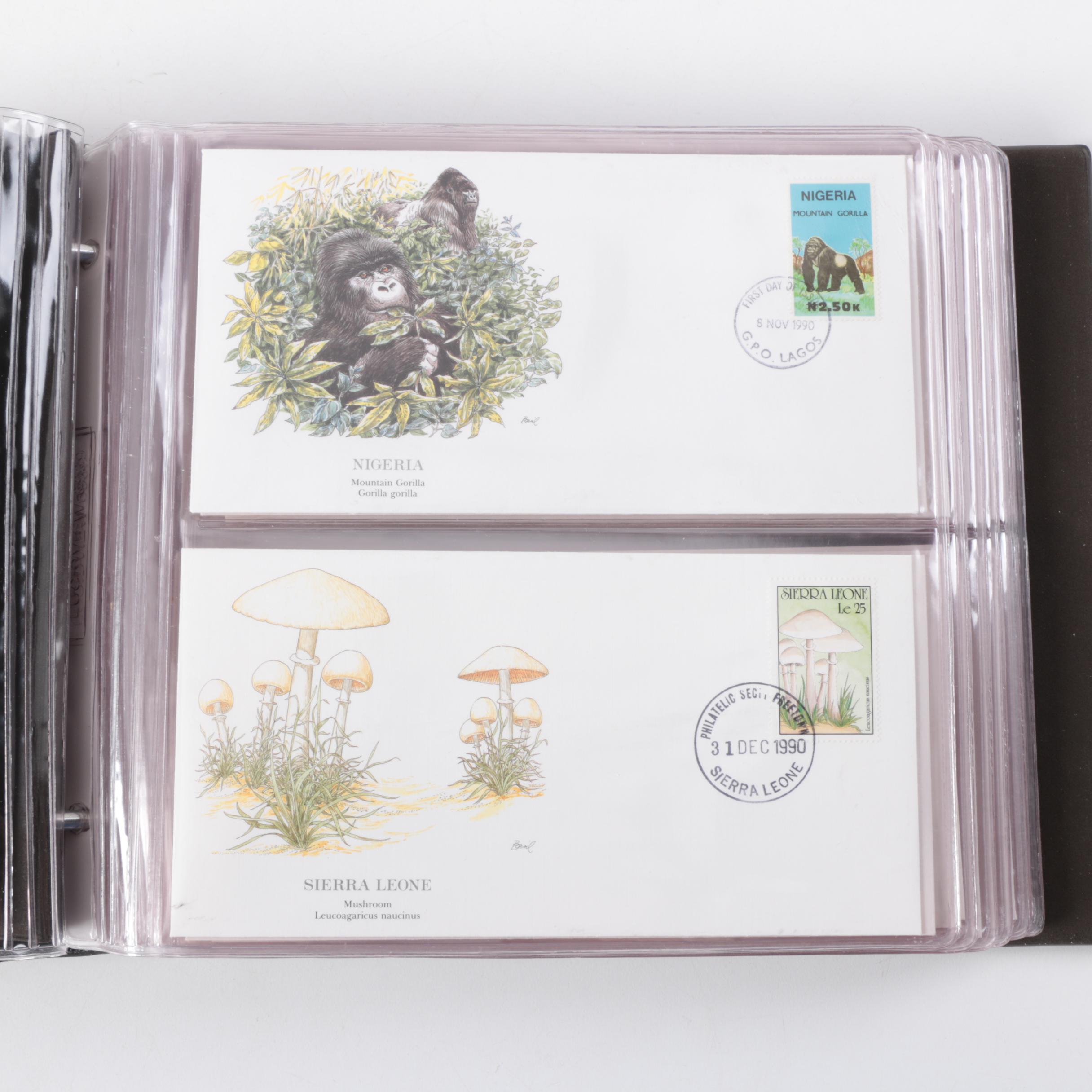 International First Day Cover Postage Stamp Albums