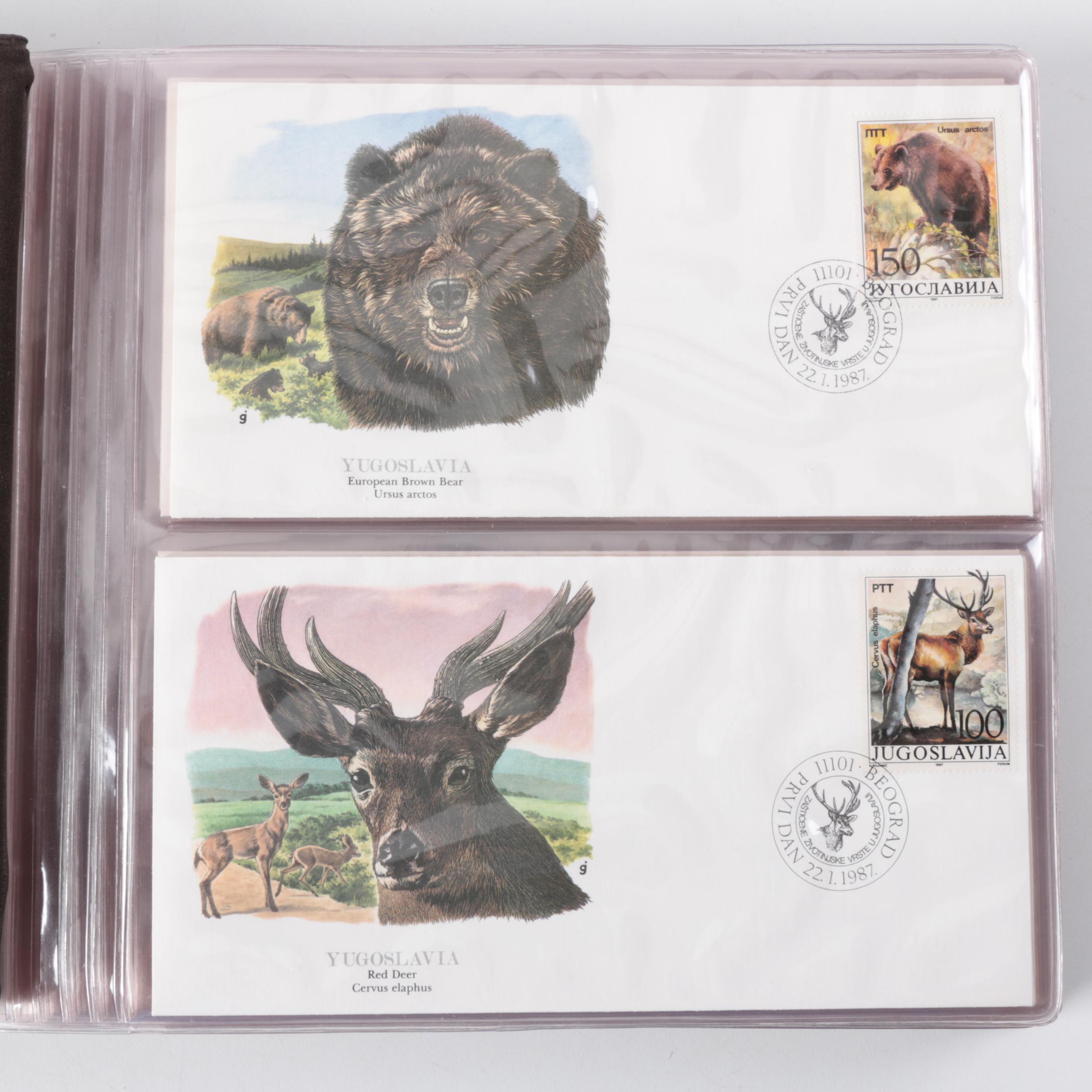 International First Day Cover Postage Stamp Albums