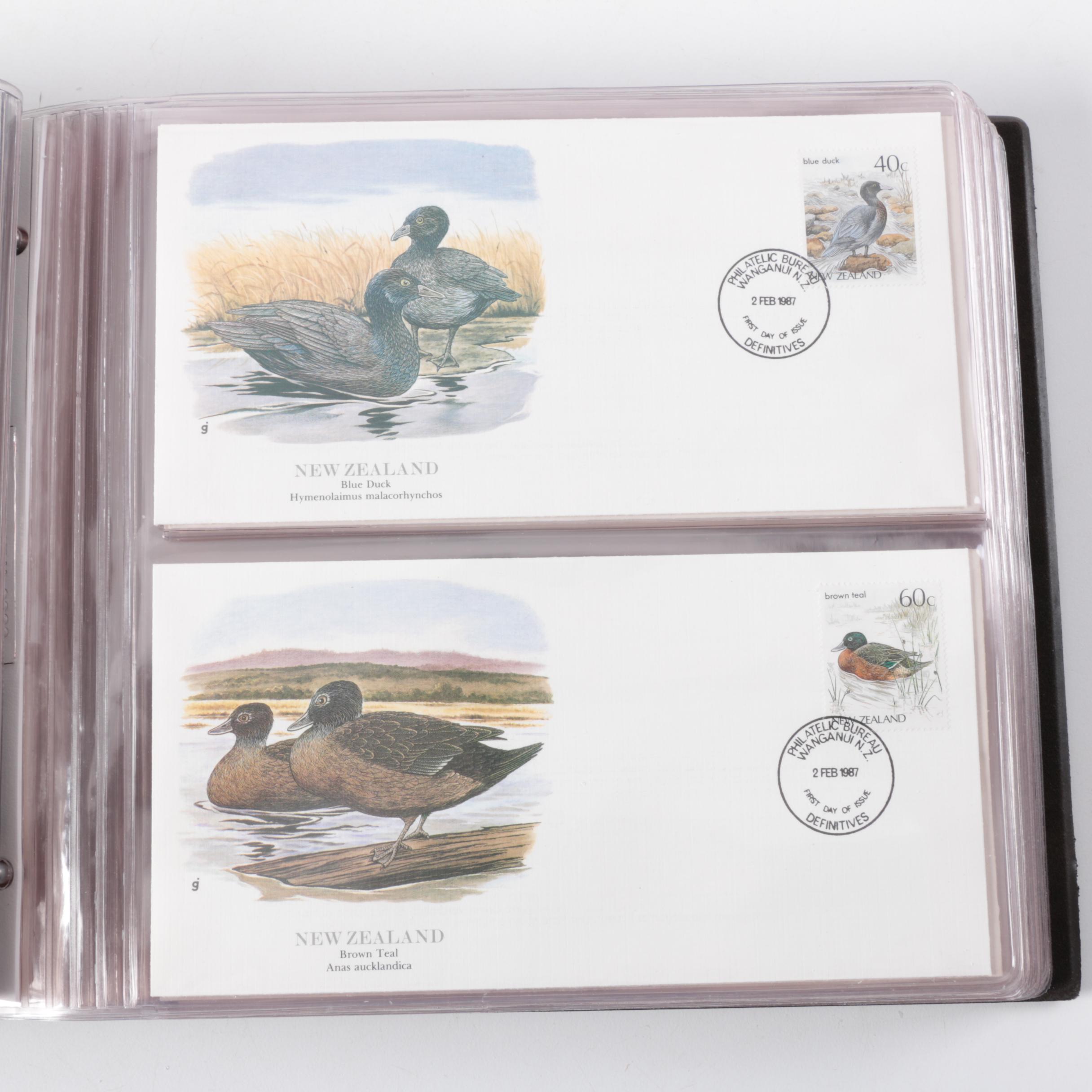 International First Day Cover Postage Stamp Albums