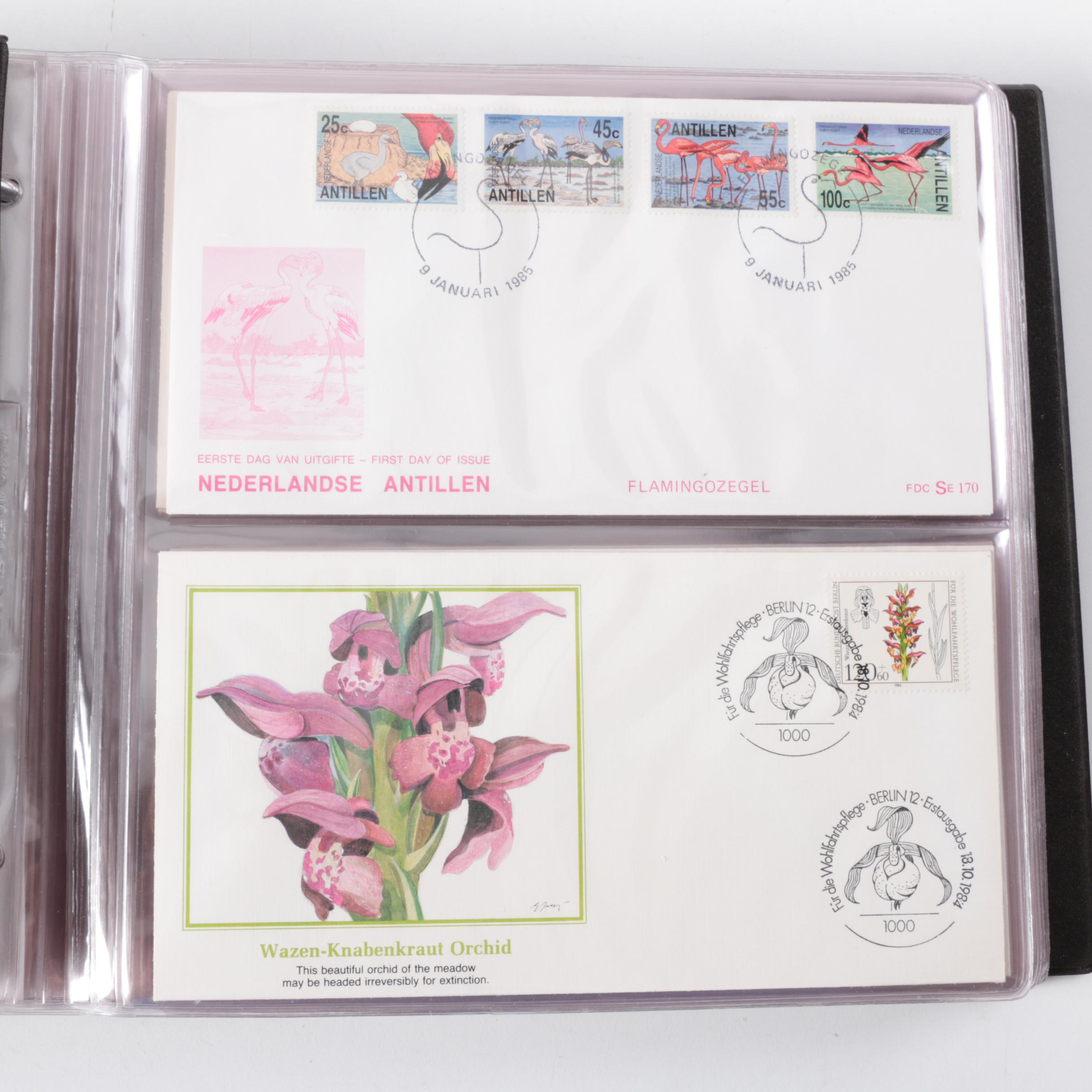 International First Day Cover Postage Stamp Albums