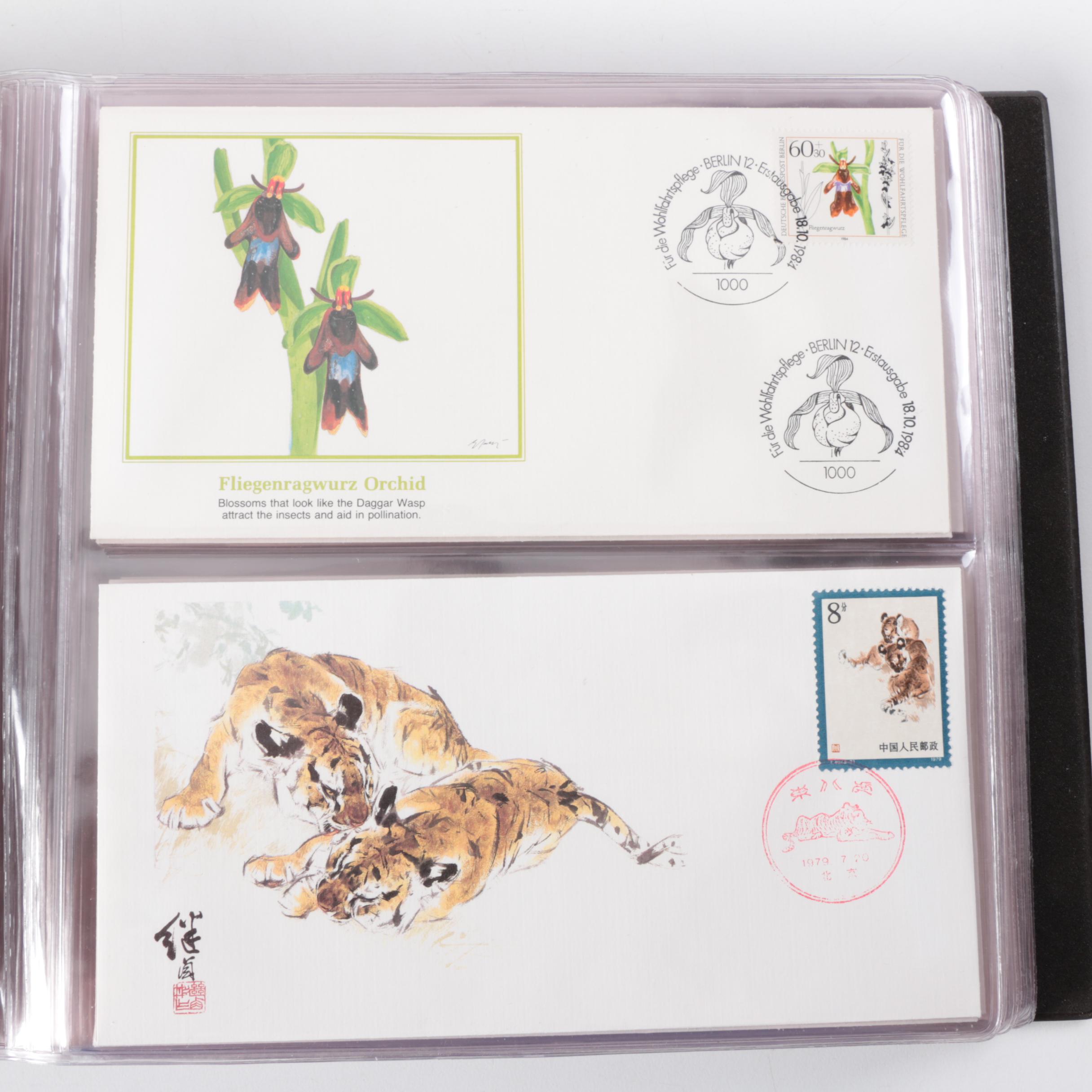 International First Day Cover Postage Stamp Albums